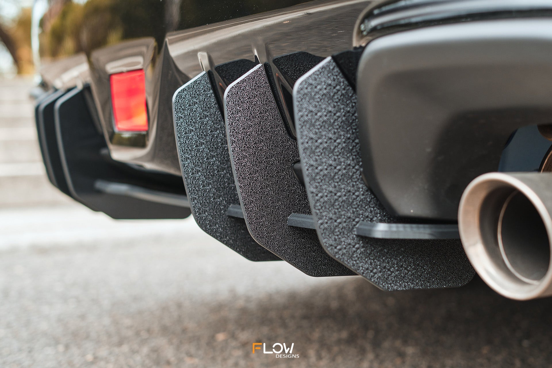 Flow Designs DEMO STOCK - VB WRX Flow-Lock Rear Diffuser (GLOSS) - iilumolab