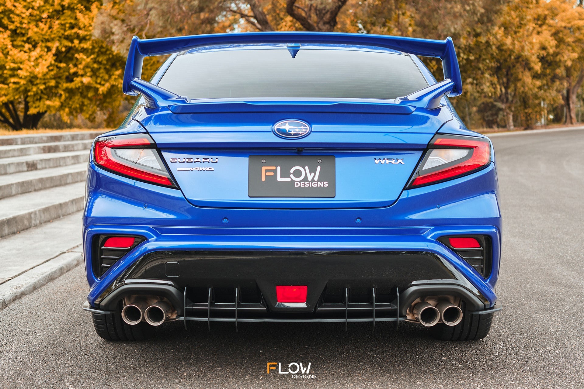 Flow Designs VB WRX Flow-Lock Rear Diffuser (GLOSS) - iilumolab