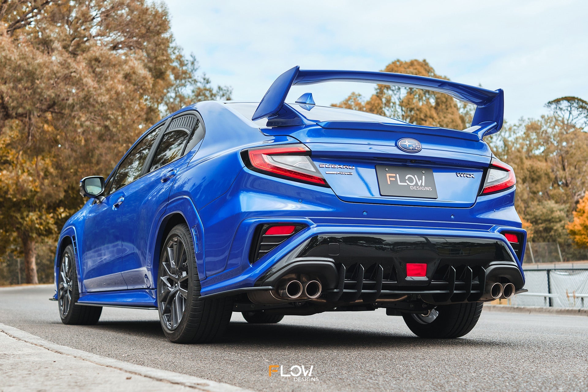 Flow Designs VB WRX Flow-Lock Rear Diffuser (GLOSS) - iilumolab