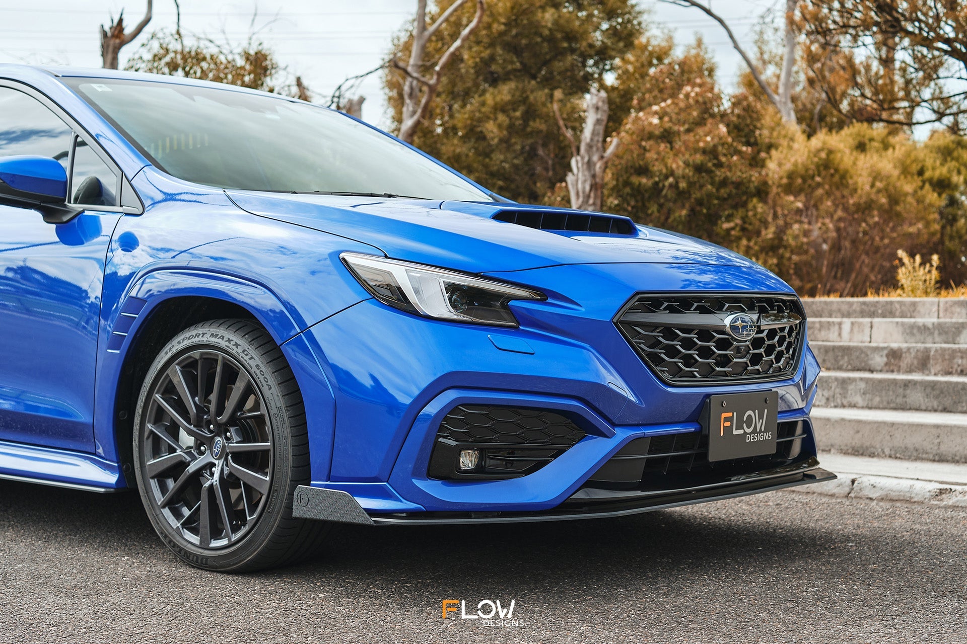 Flow Designs VB WRX Front Lip Splitter (GLOSS) - iilumolab