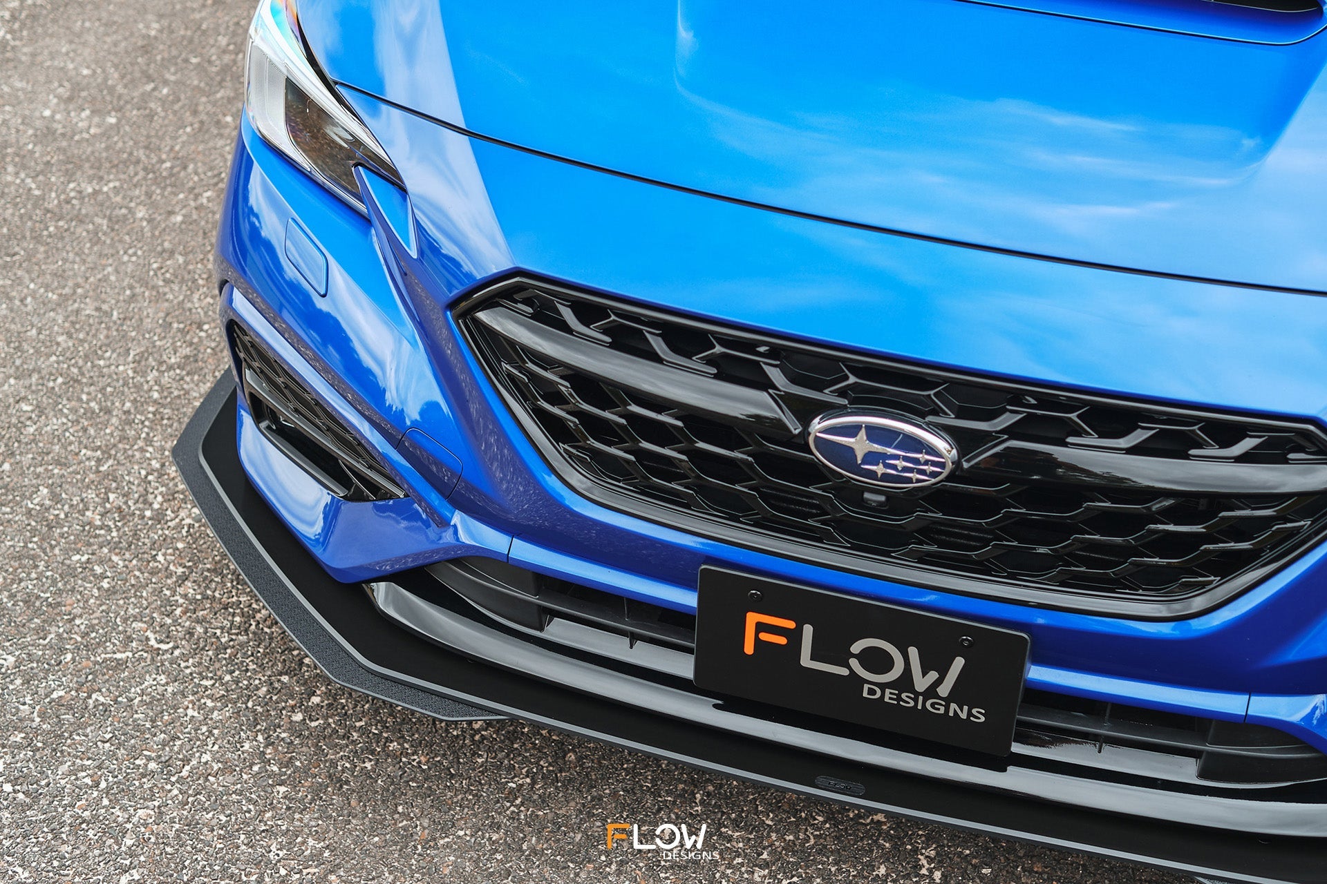 Flow Designs VB WRX Front Lip Splitter Extensions (Pair) - iilumolab