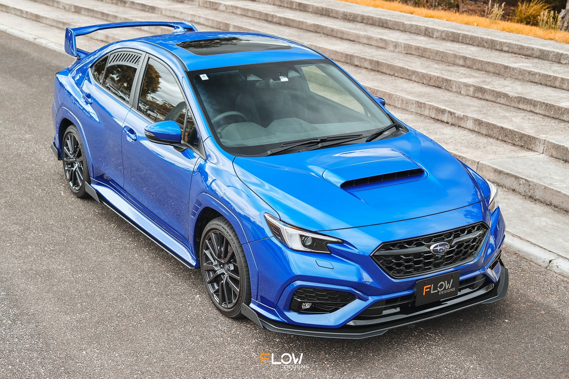 Flow Designs VB WRX Front Lip Splitter (GLOSS) - iilumolab