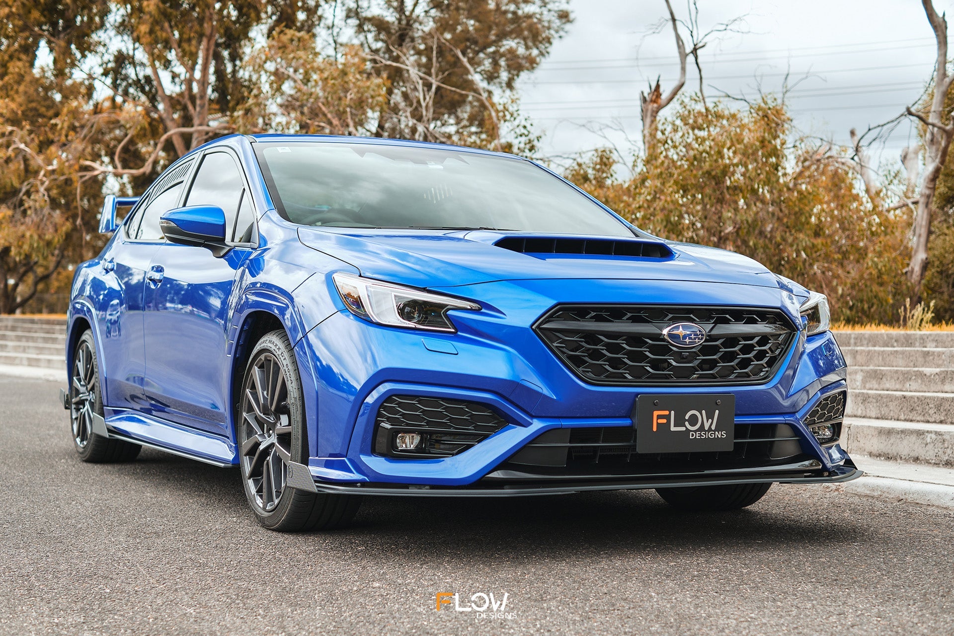 Flow Designs VB WRX Front Air Deflector - iilumolab