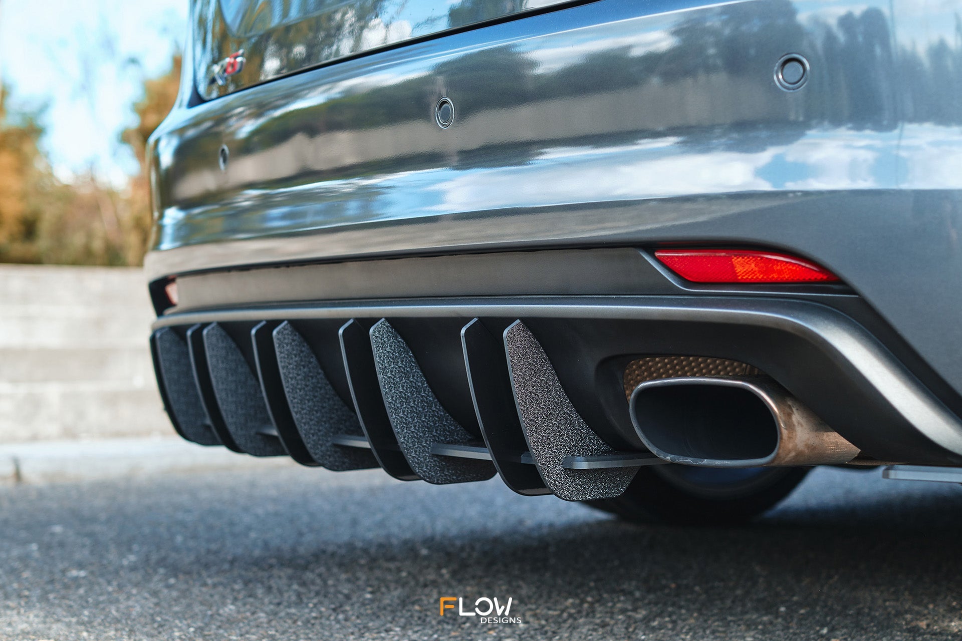 Flow Designs Falcon FGX Flow-Lock Rear Diffuser (TEXTURED)