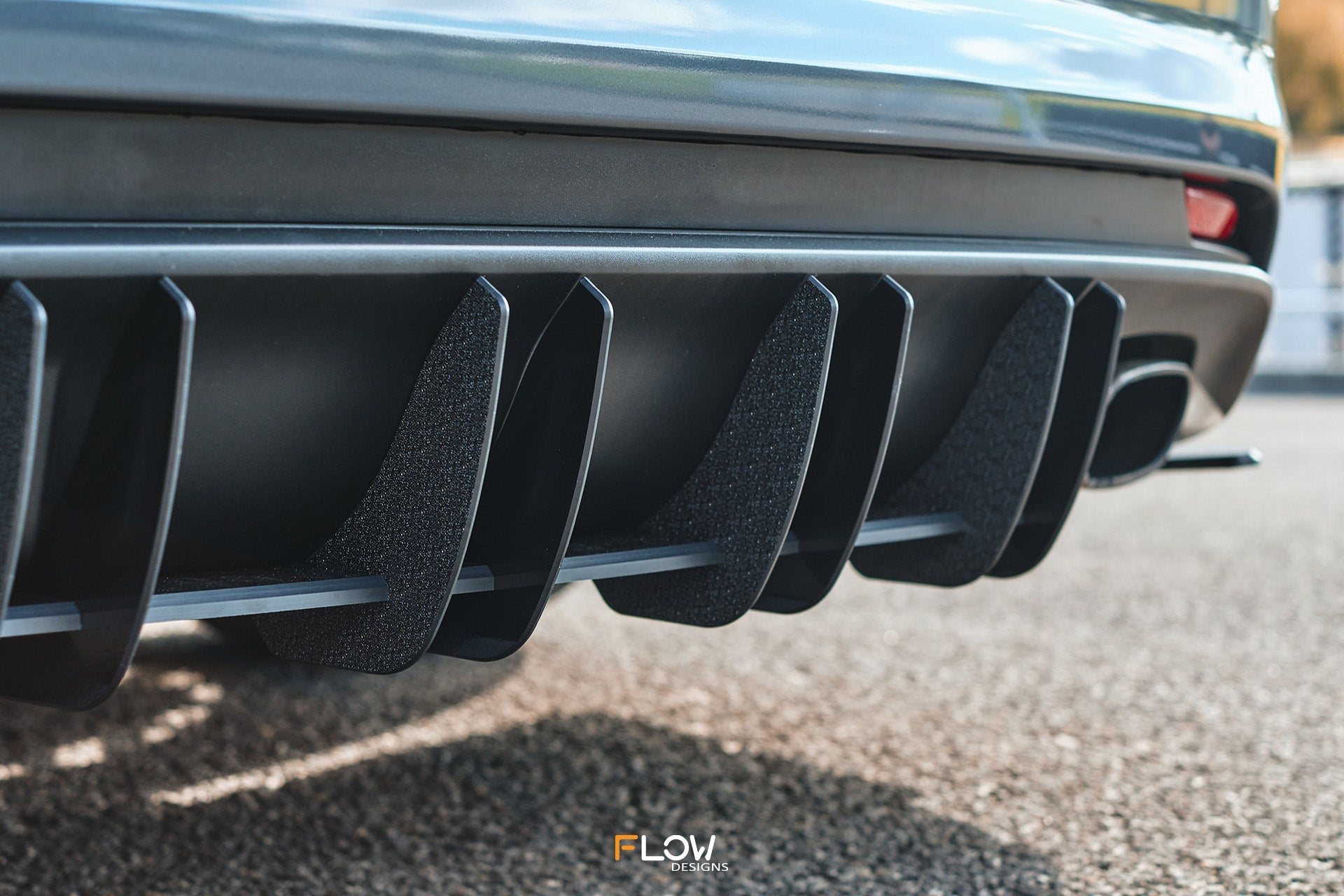 Flow Designs Falcon FGX Flow-Lock Rear Diffuser (TEXTURED)