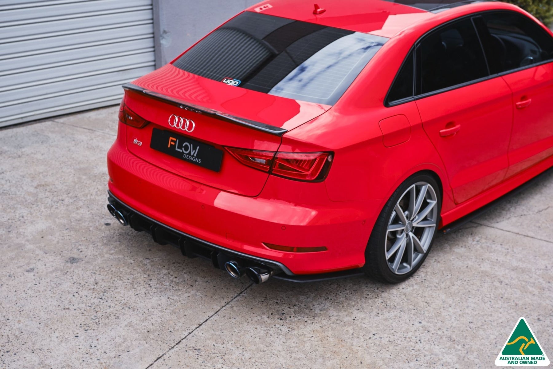 Flow Designs S3 8V Sedan Pre-Facelift Flow-Lock Rear Diffuser - iilumolab