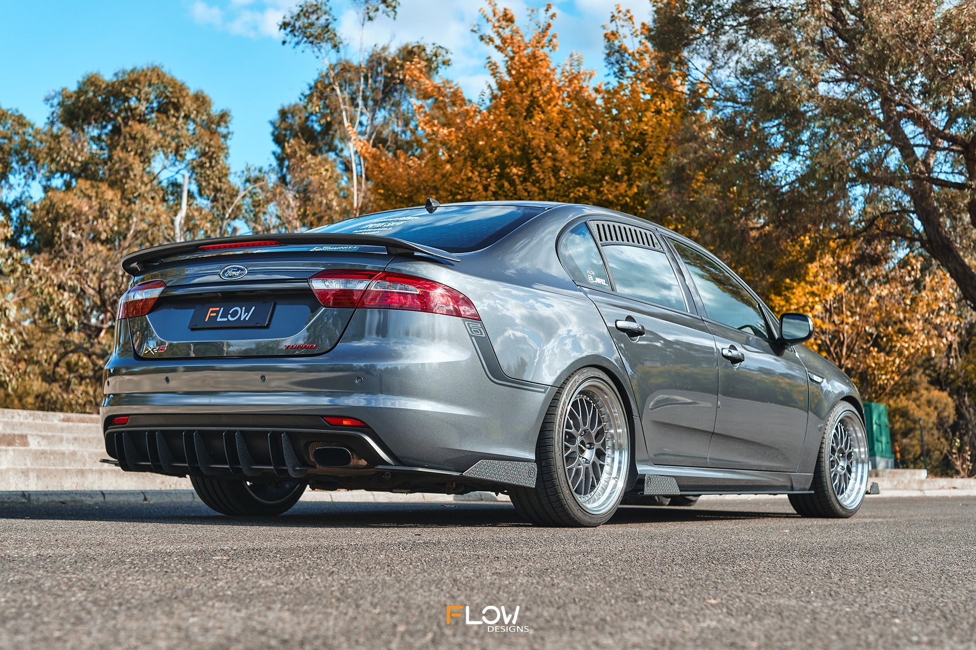 Flow Designs Falcon FGX Flow-Lock Rear Diffuser (TEXTURED)