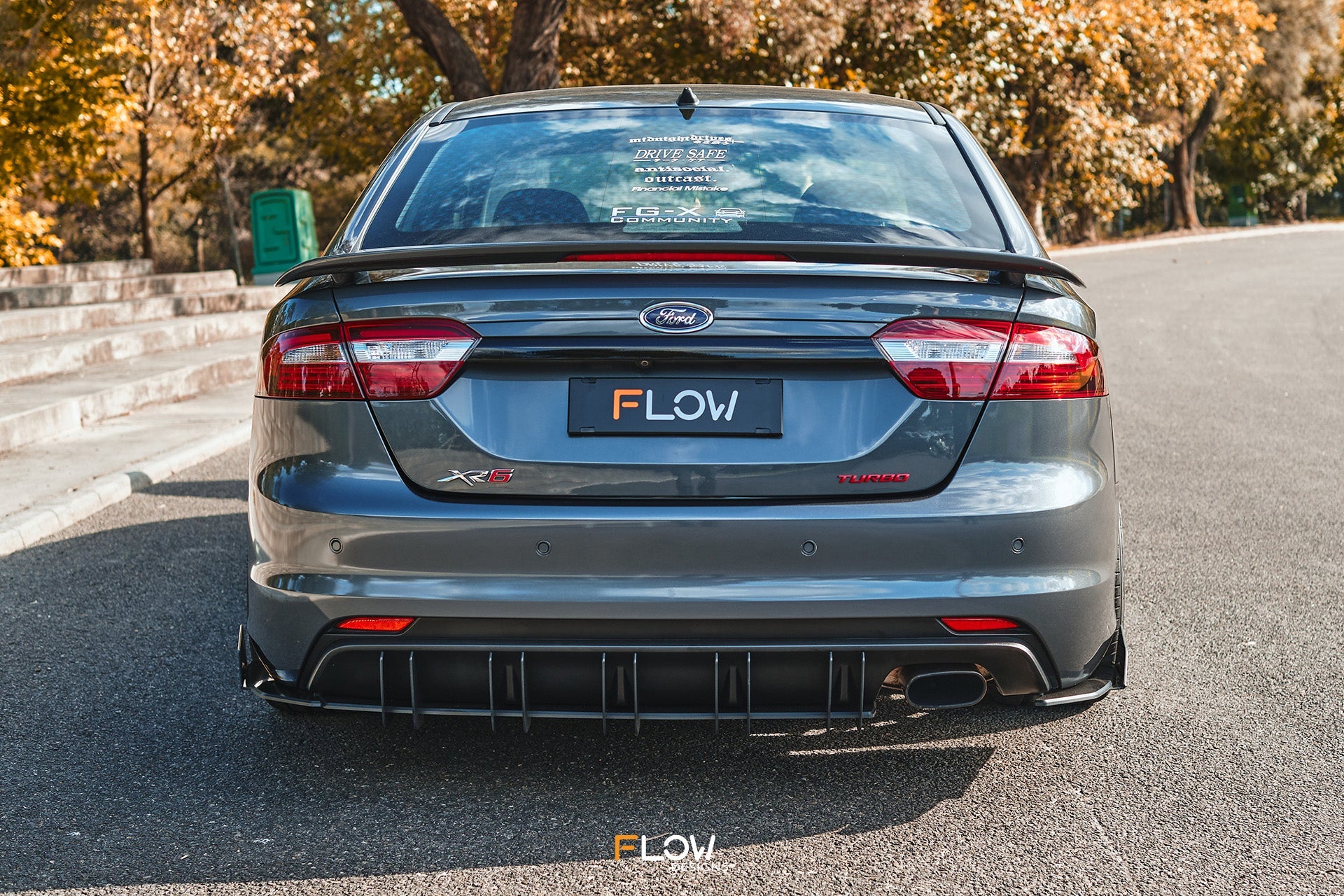 Flow Designs Falcon FGX Flow-Lock Rear Diffuser (TEXTURED)