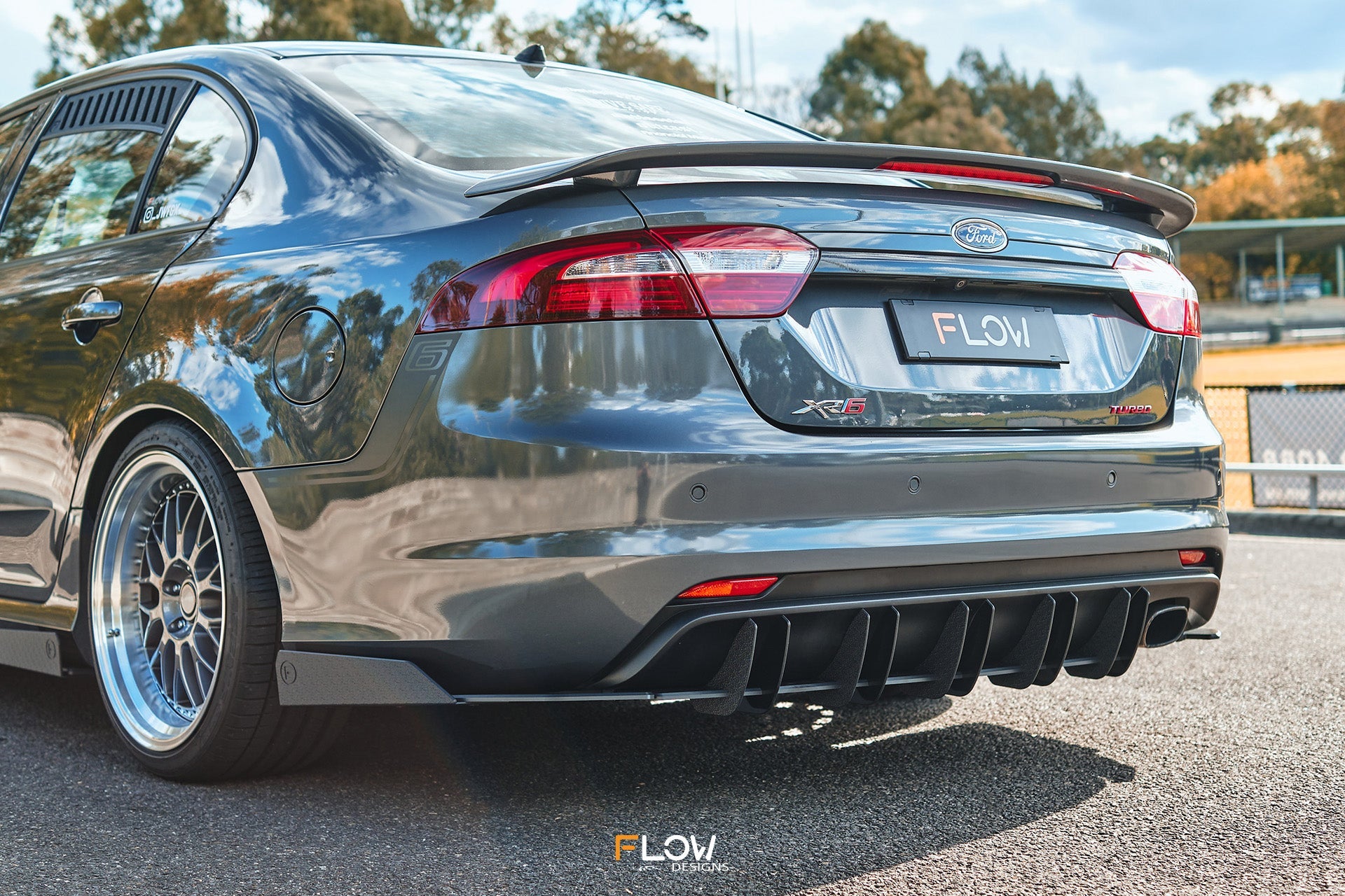 Flow Designs Falcon FGX Rear Spats (TEXTURED; Pair) - iilumolab
