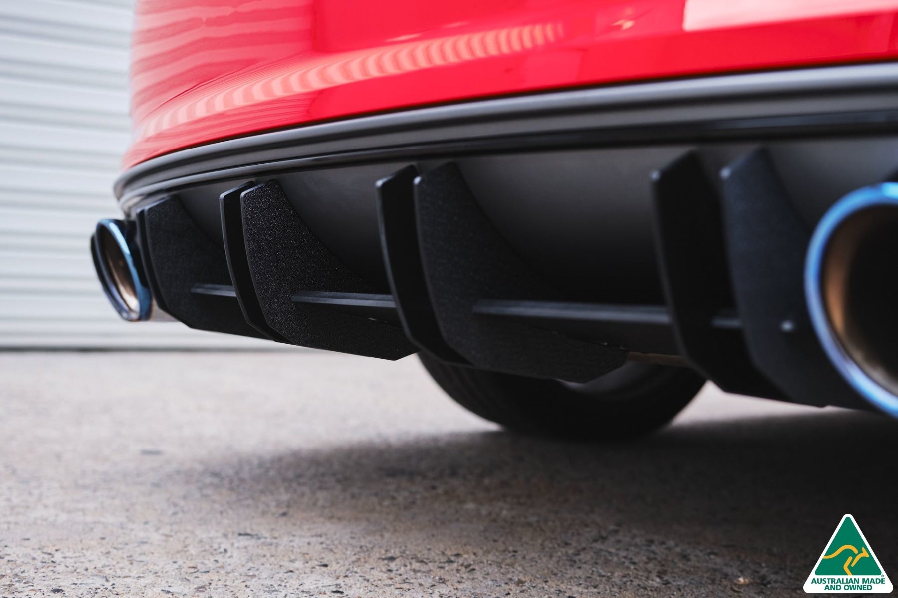 Flow Designs S3 8V Sedan Pre-Facelift Flow-Lock Rear Diffuser - iilumolab