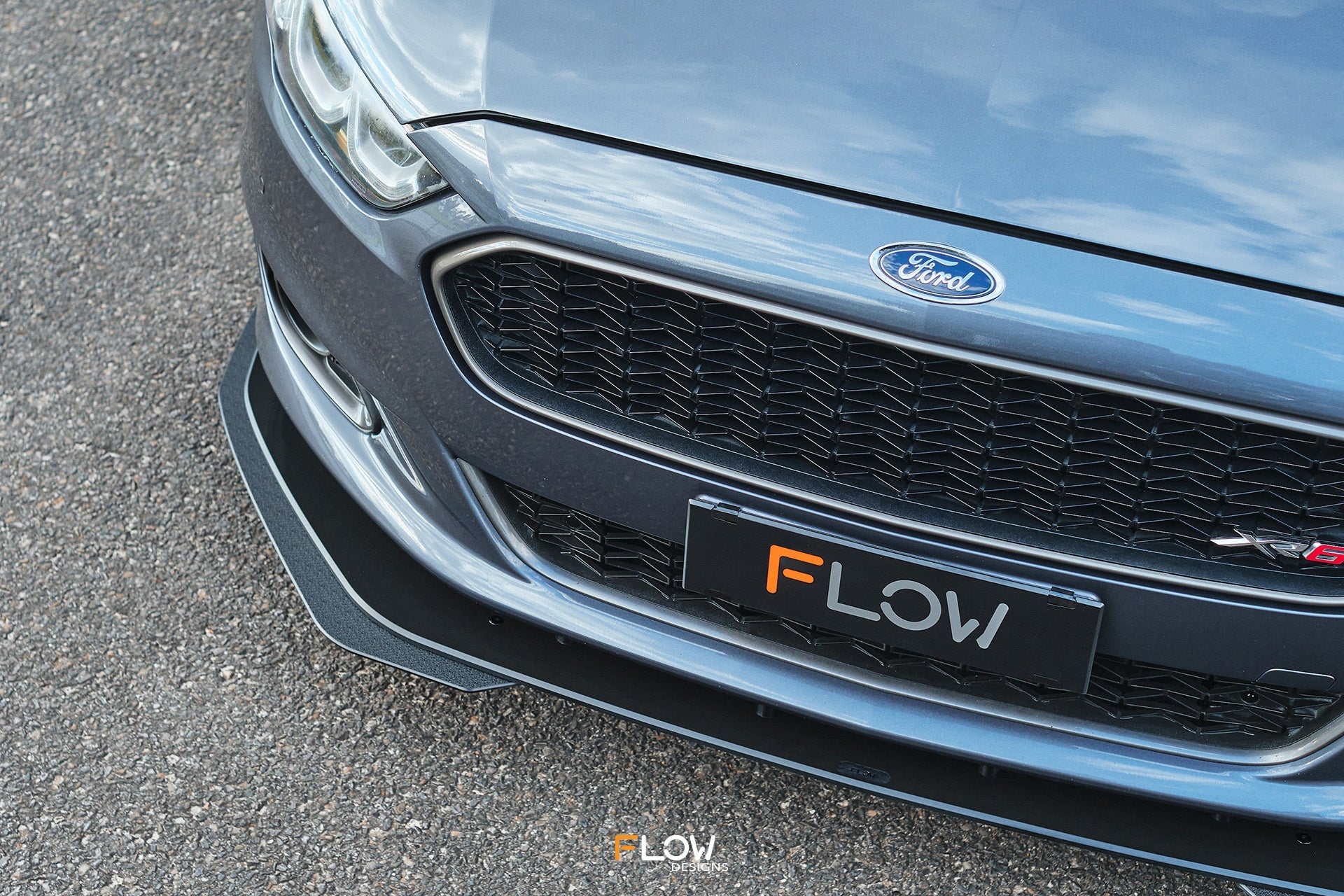 Flow Designs Falcon FGX Front Lip Splitter Extensions (Pair)
