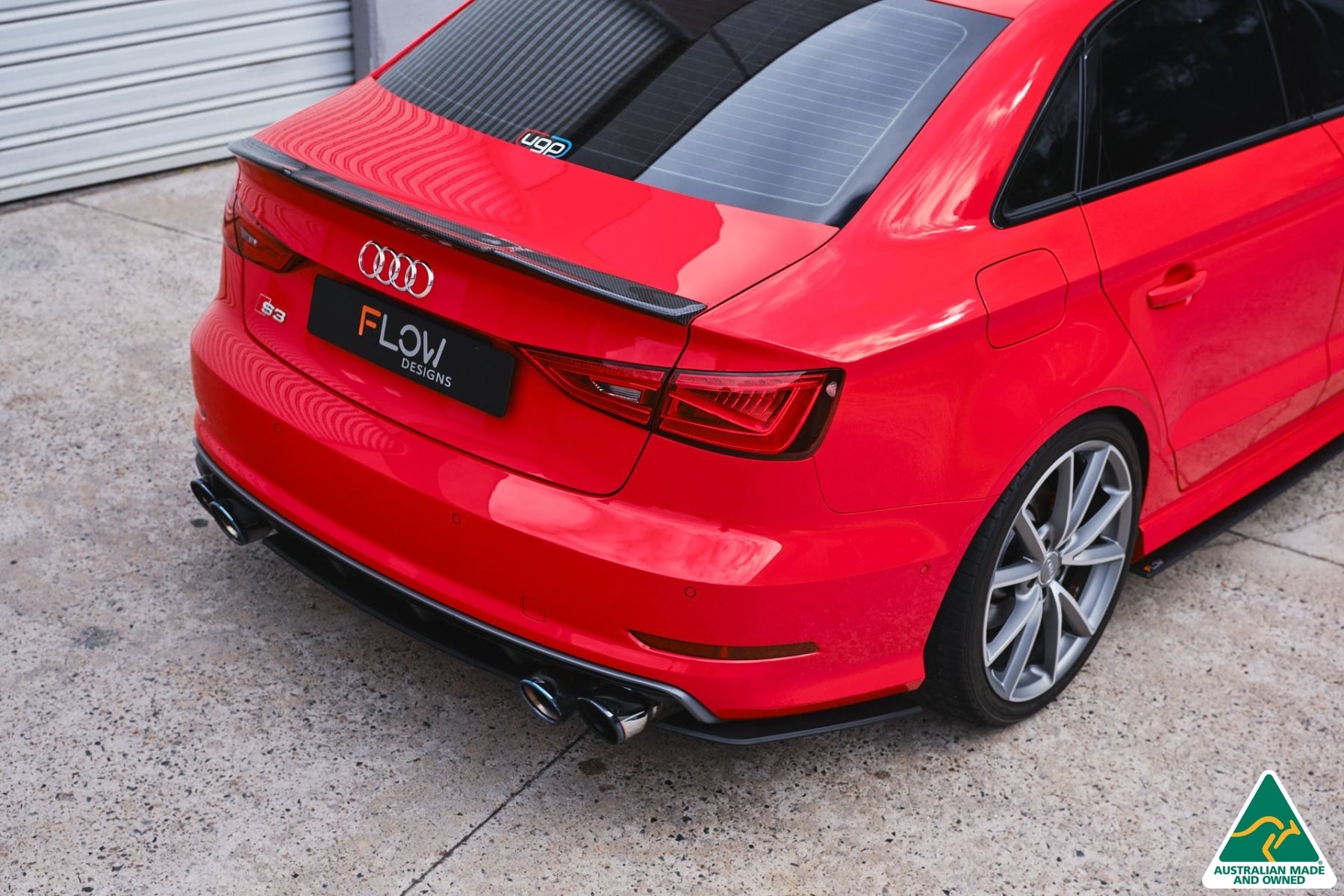 Flow Designs S3 8V Sedan Pre-Facelift Rear Valance V3 Kit - iilumolab
