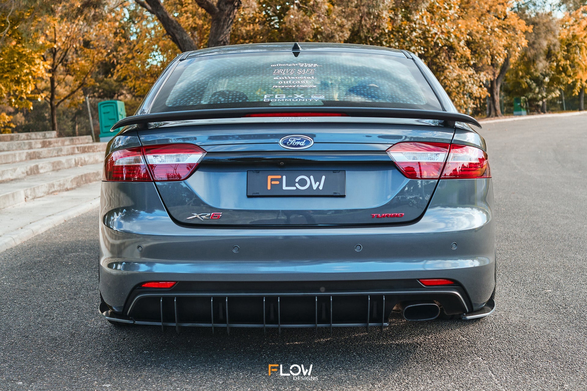 Flow Designs Falcon FGX Rear Spats (TEXTURED; Pair) - iilumolab
