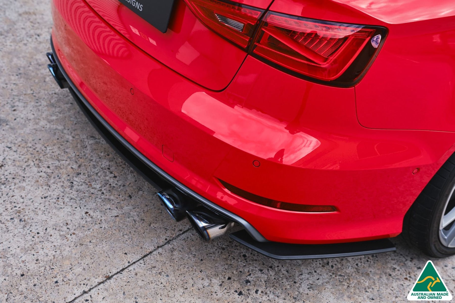 Flow Designs S3 8V Sedan Pre-Facelift Rear Spats V3 (Pair) - iilumolab