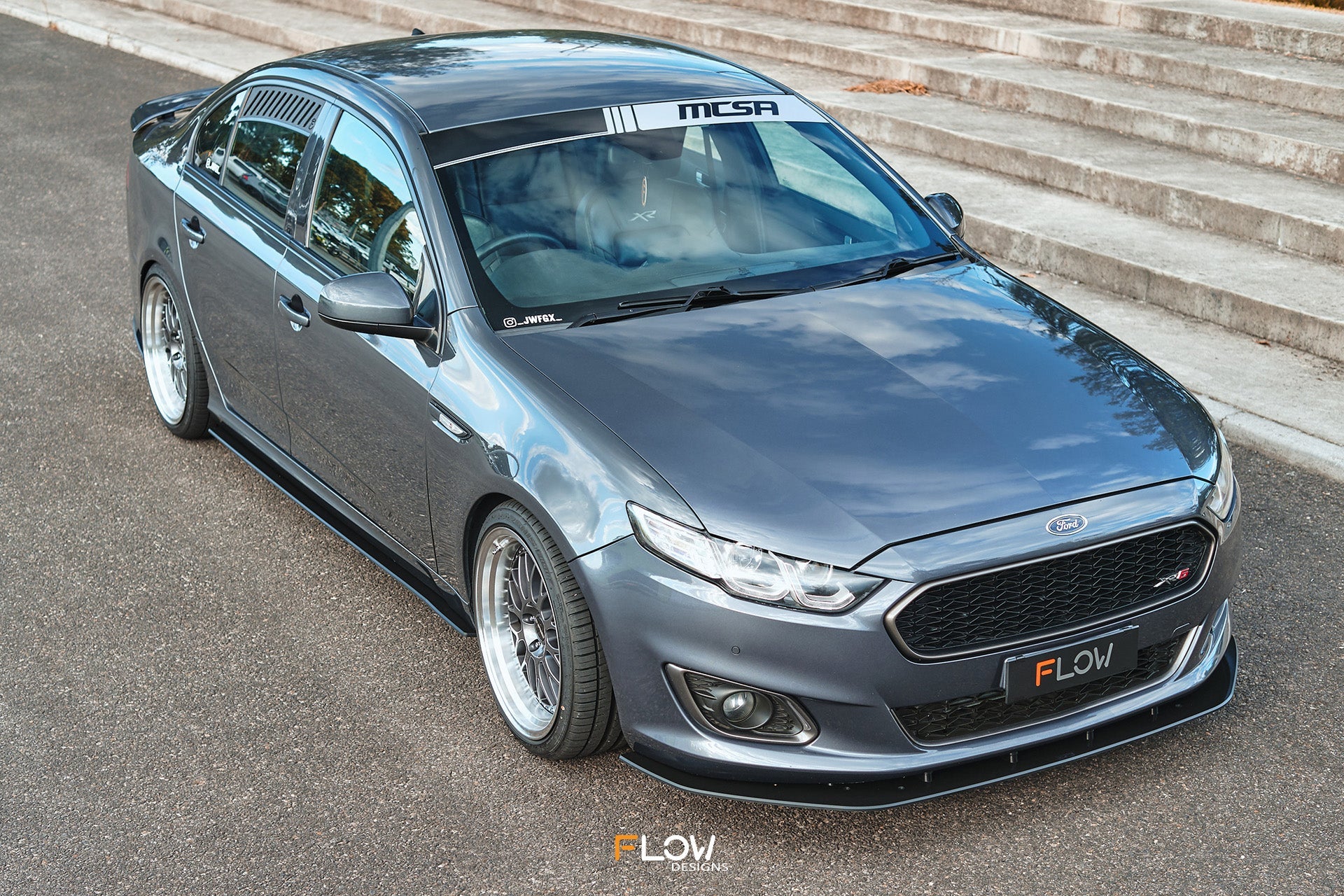 Flow Designs Falcon FGX Side Skirt Splitters (GLOSS: Pair) - iilumolab