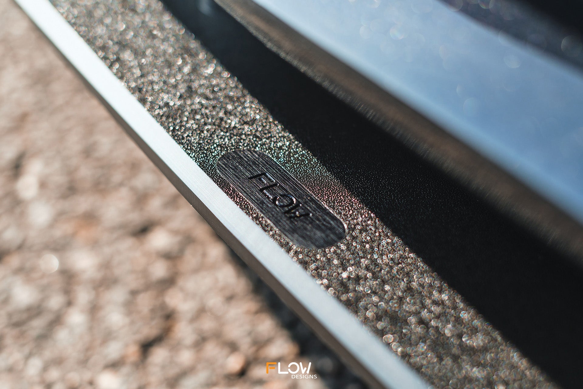 Flow Designs Falcon FGX Front Lip Splitter (TEXTURED) - iilumolab