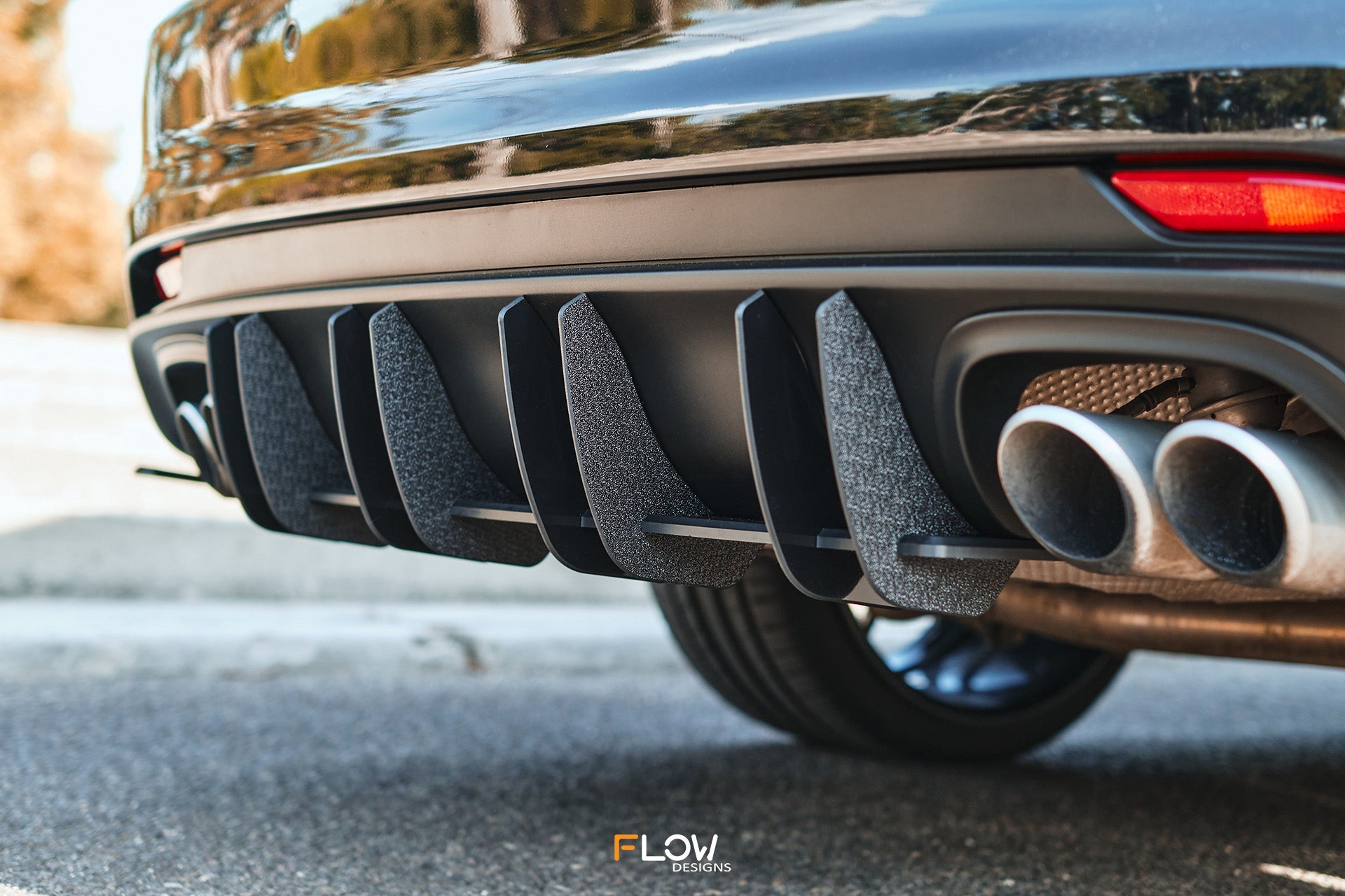 Flow Designs Falcon FGX Flow-Lock Rear Diffuser (TEXTURED)