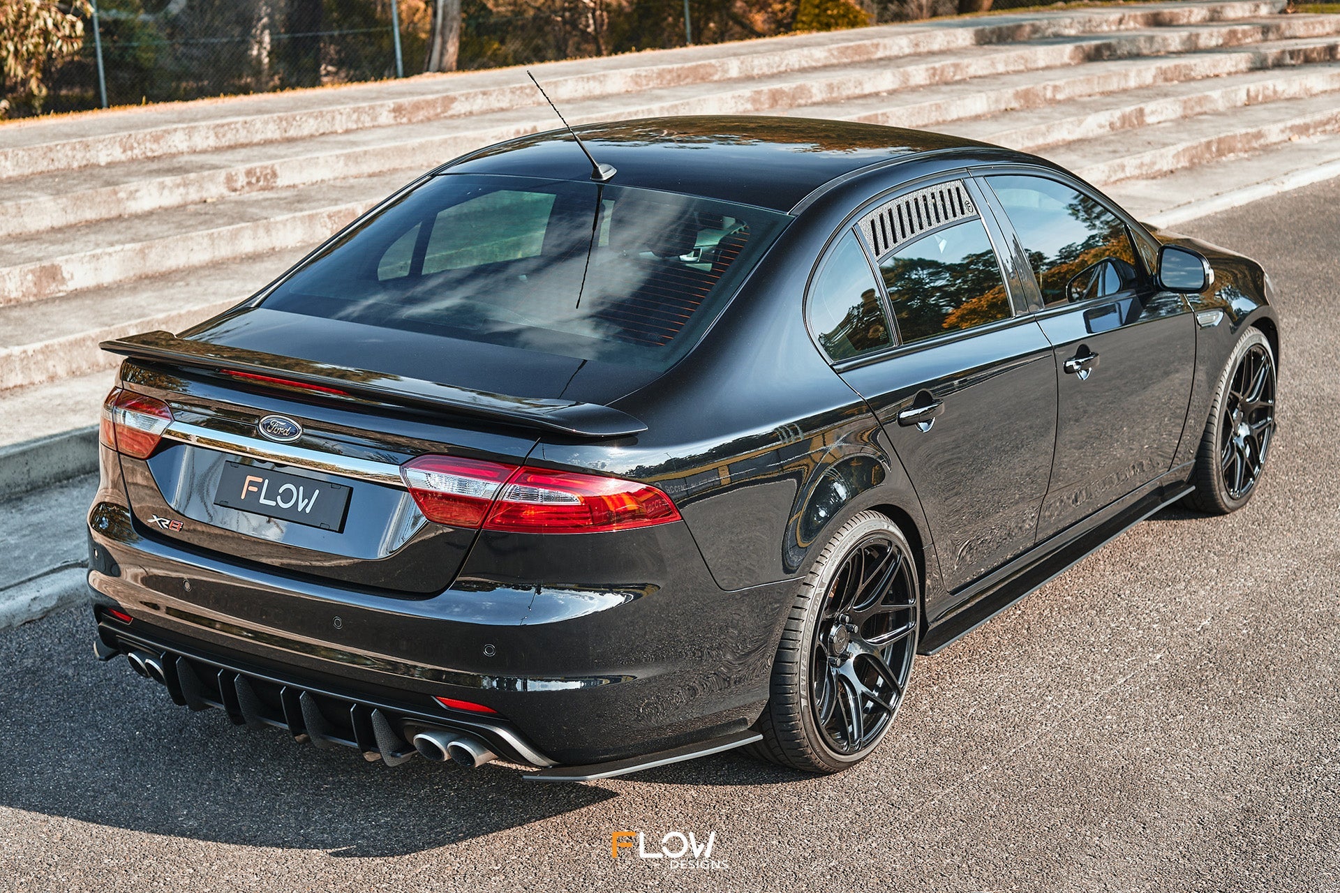 Flow Designs Falcon FGX Flow-Lock Rear Diffuser (TEXTURED)