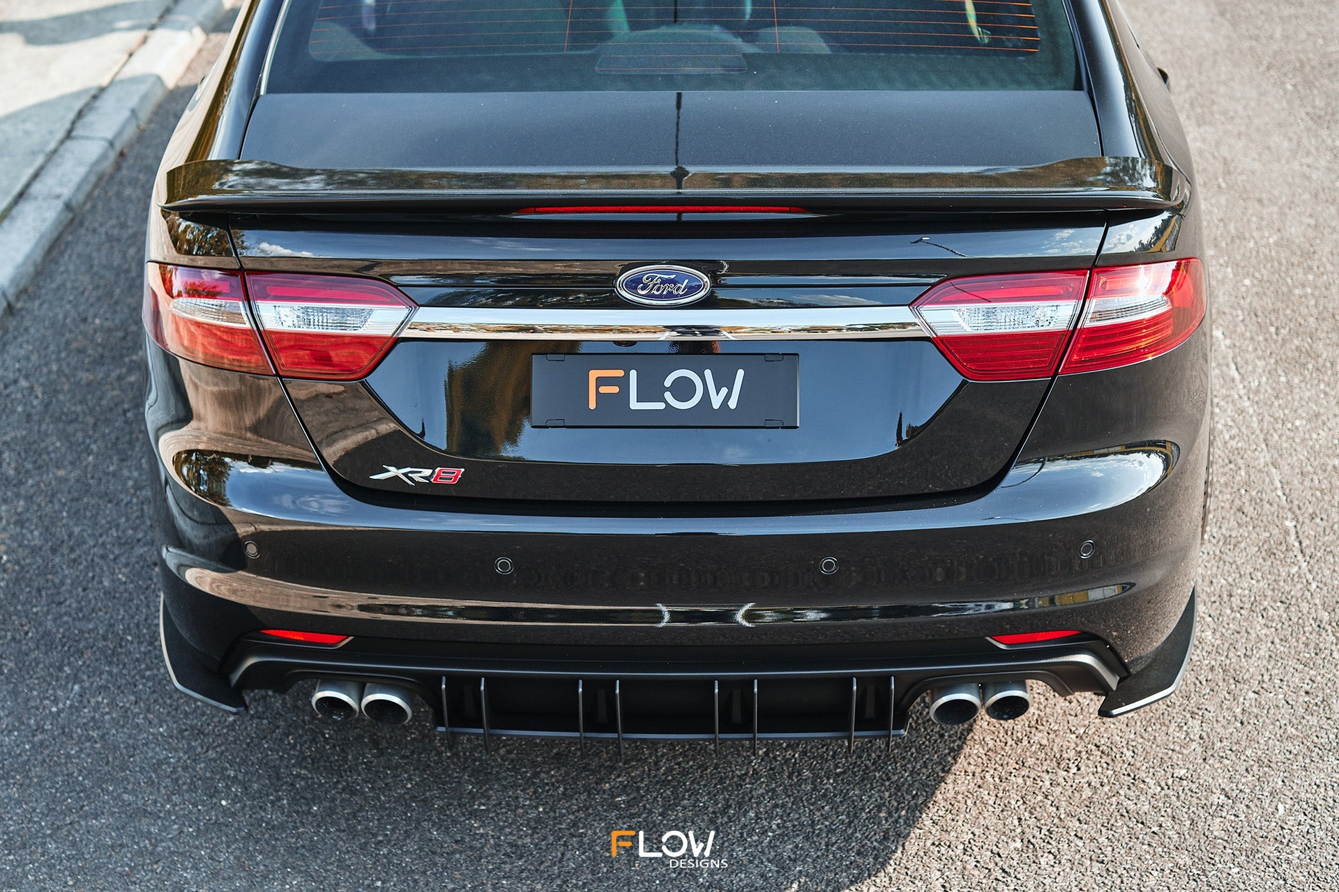 Flow Designs Falcon FGX Rear Spats (TEXTURED; Pair) - iilumolab