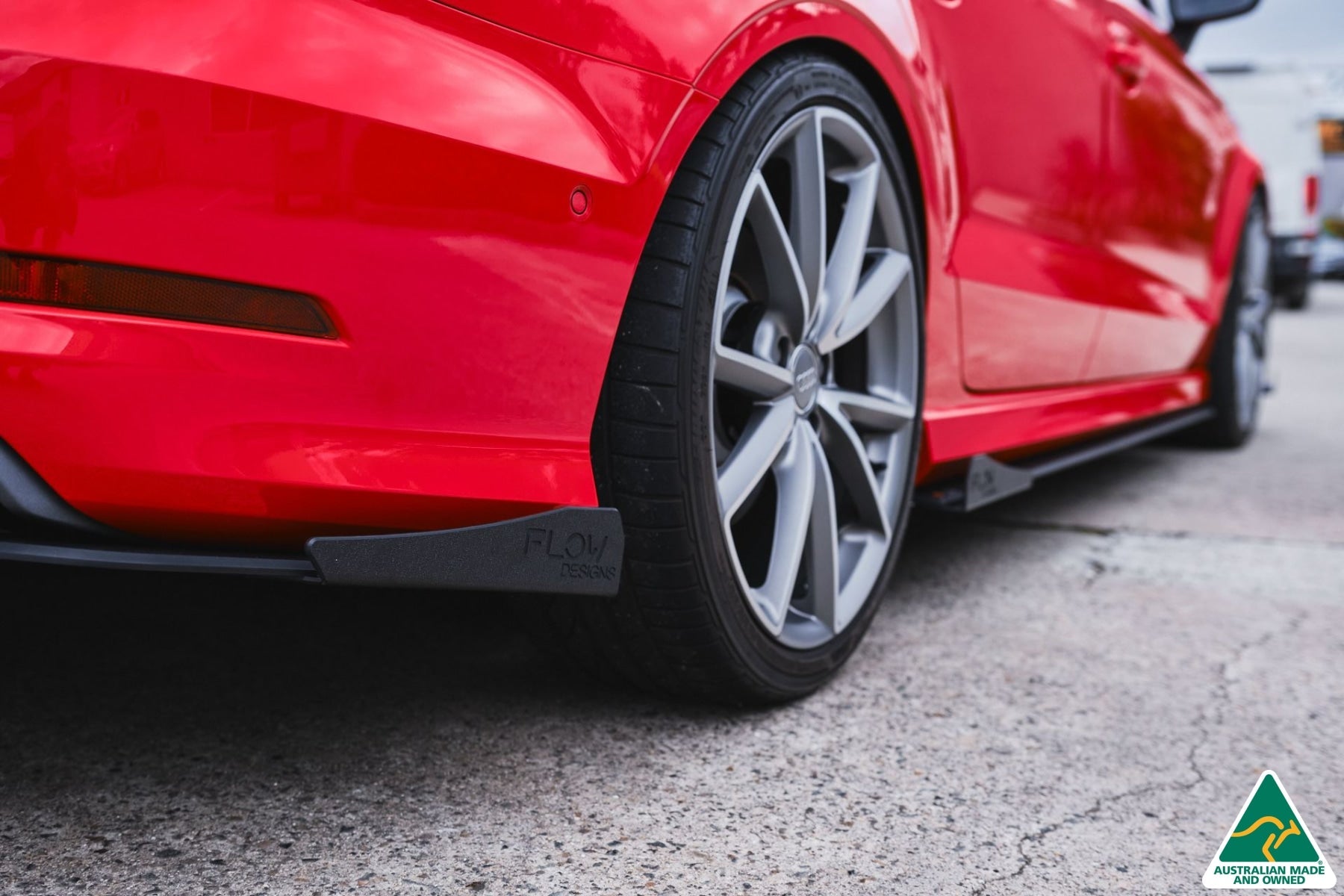 Flow Designs S3 8V Sedan Pre-Facelift Rear Spats V3 (Pair) - iilumolab
