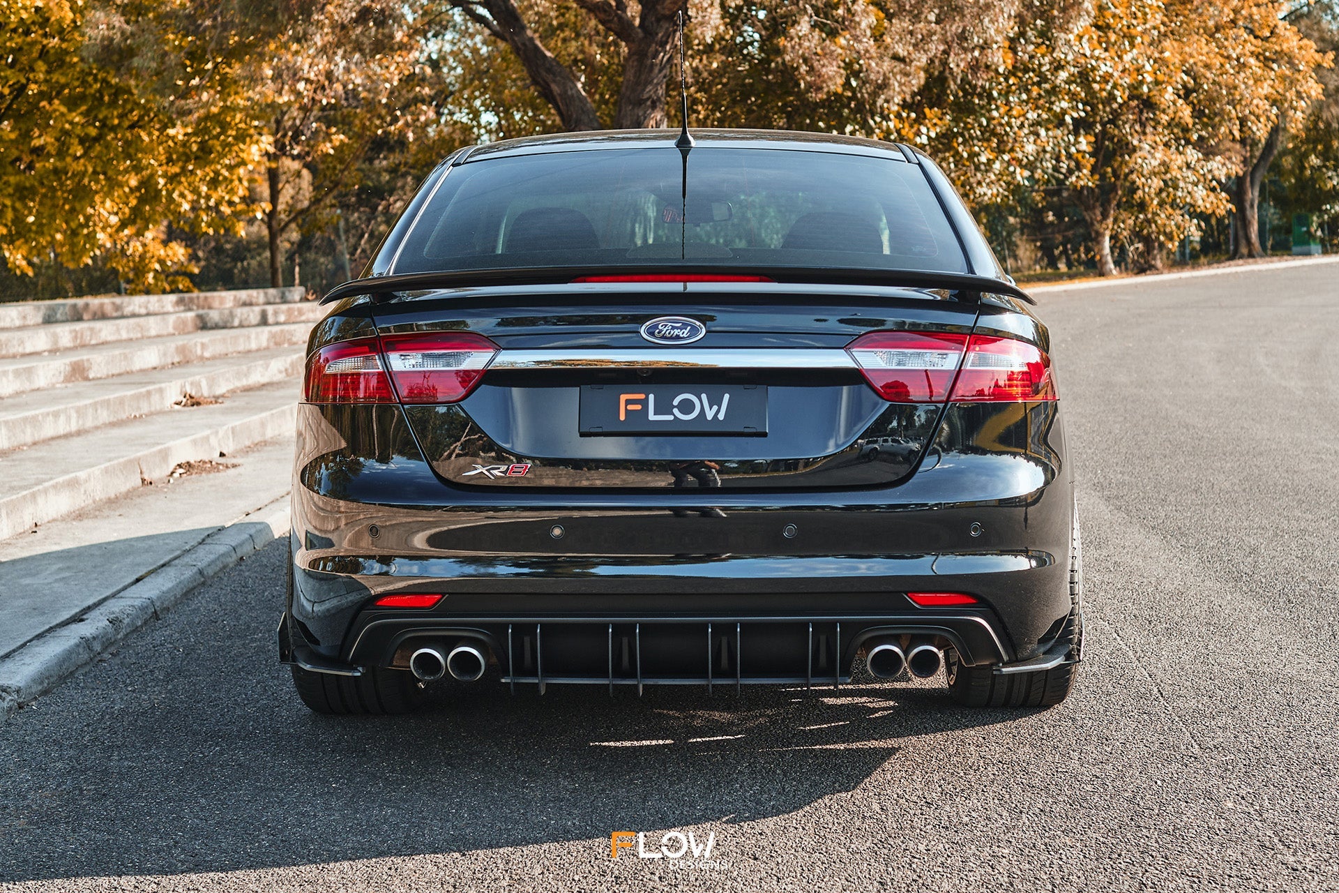 Flow Designs Falcon FGX Rear Spats (GLOSS; Pair) - iilumolab