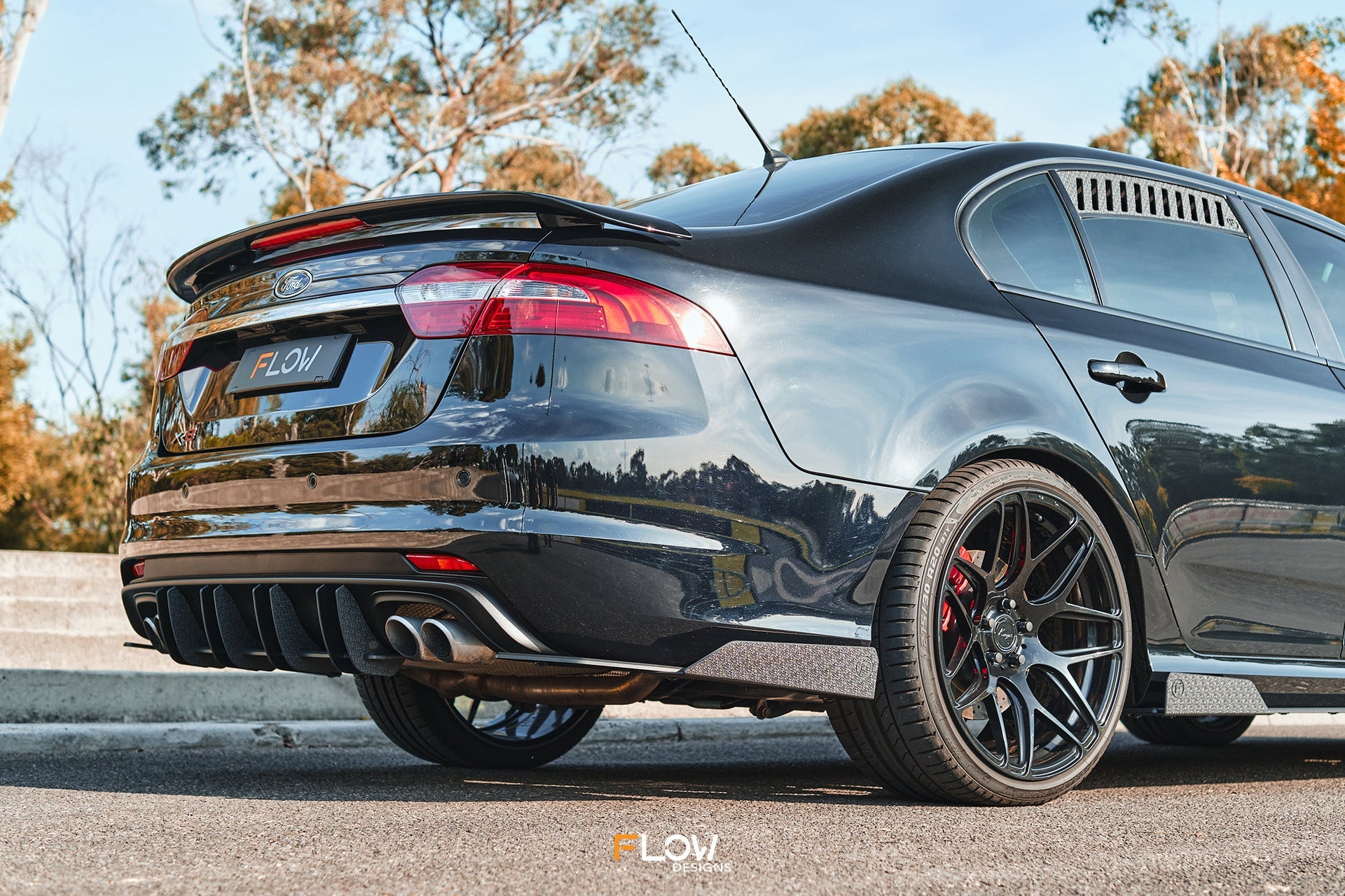 Flow Designs Falcon FGX Rear Spats (GLOSS; Pair) - iilumolab