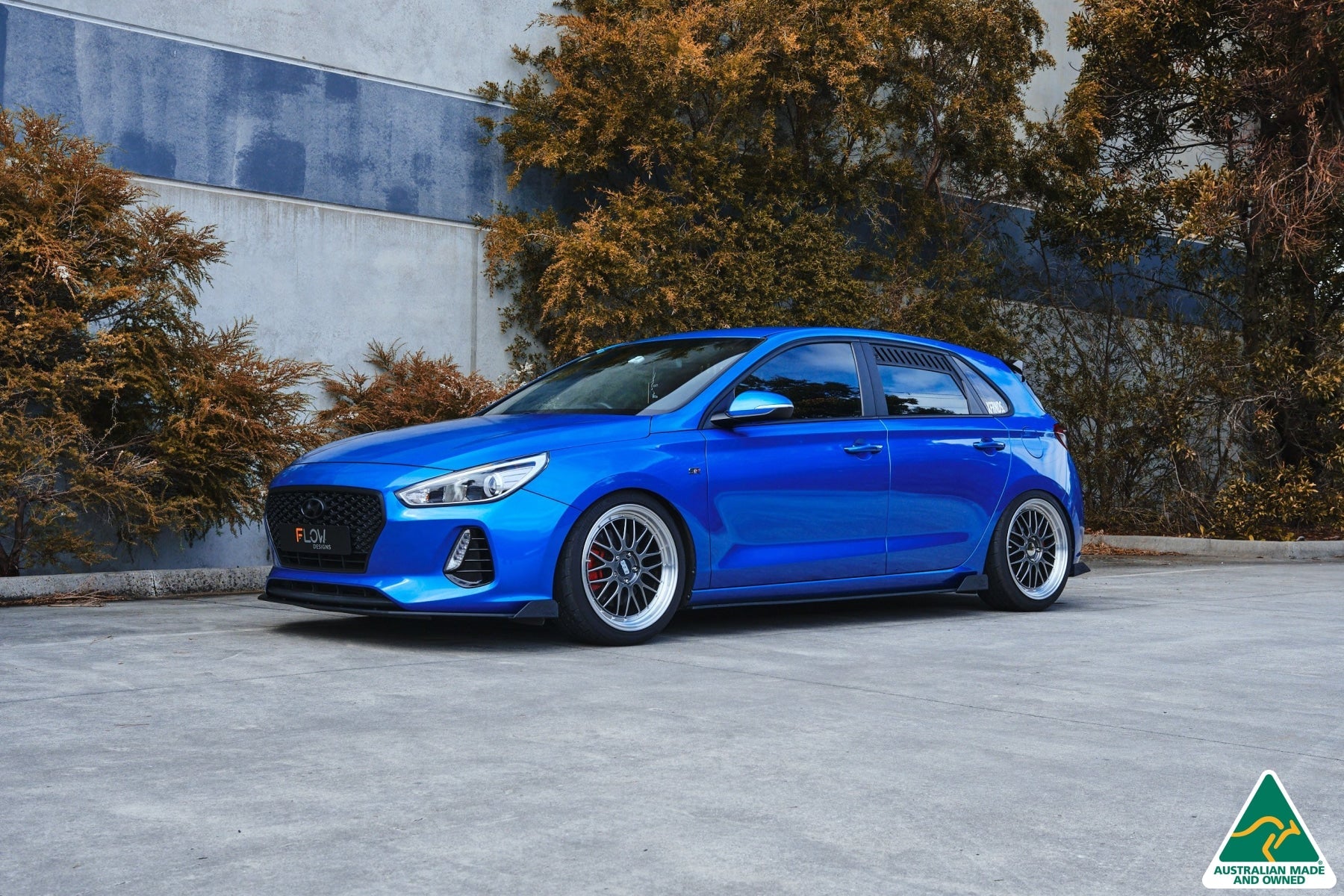 Flow Designs i30 SR Hatch (2017-2018) Side Skirt Splitter Winglets (Pair)