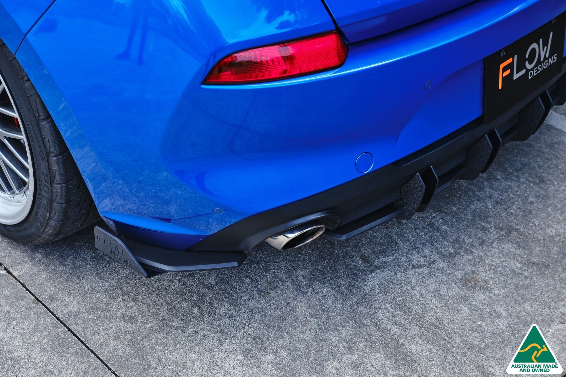 Flow Designs i30 SR Hatch (2017-2018) Rear Spat Winglets (Pair) - iilumolab
