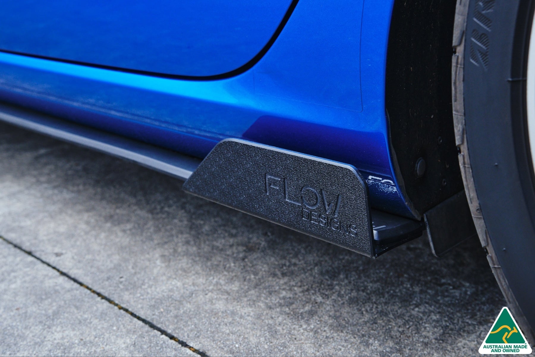 Flow Designs i30 SR Hatch (2017-2018) Side Skirt Splitters (Pair) - iilumolab