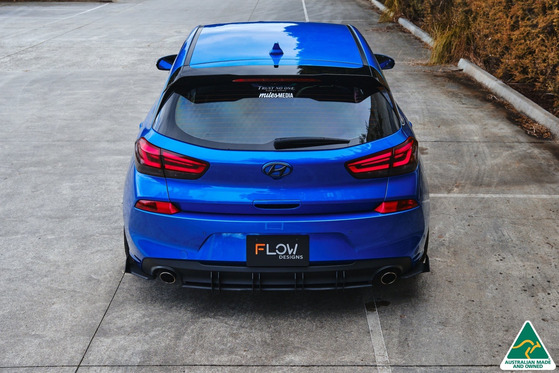 Flow Designs i30 SR Hatch (2017-2018) Flow-Lock Rear Diffuser
