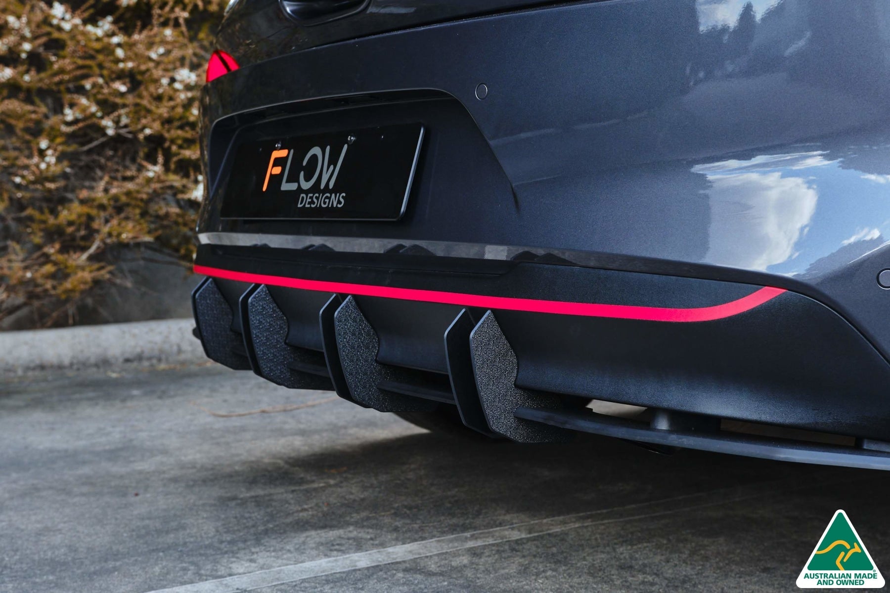 Flow Designs i30 Hatch PD1, PD2 2018-2020 Flow-Lock Rear Diffuser