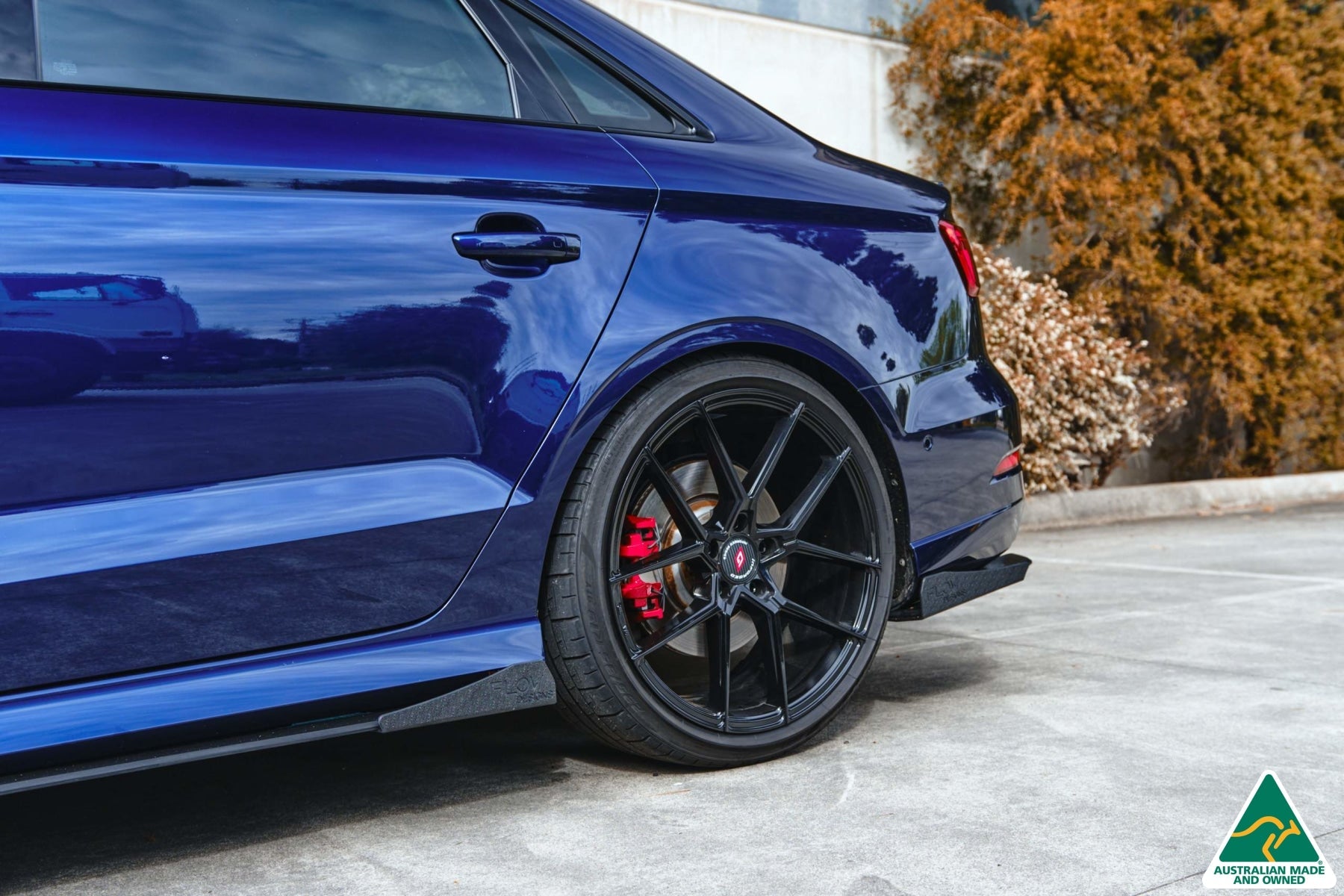 Flow Designs S3 8V Sedan Facelift Rear Spat Winglets (Pair) - iilumolab