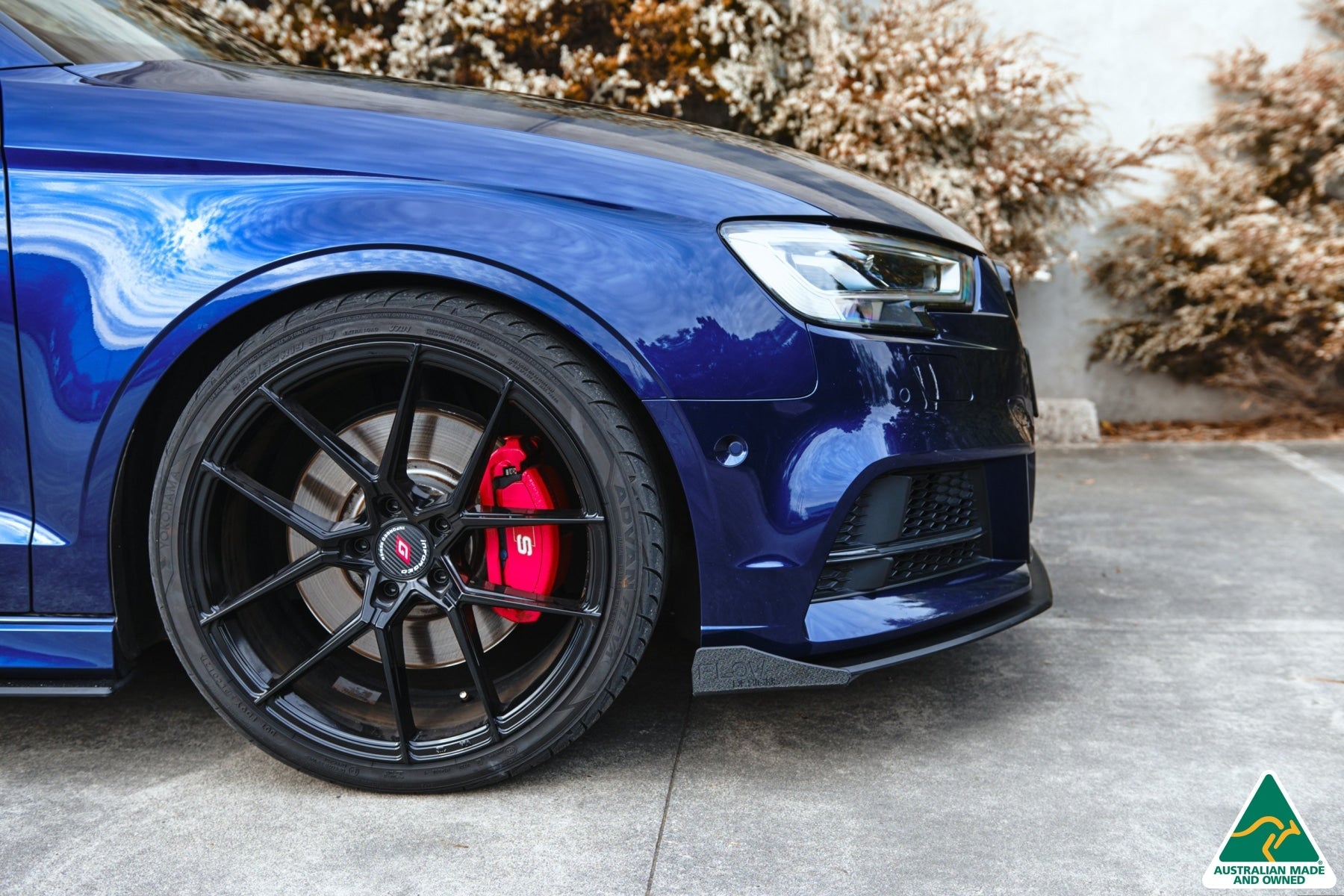 Flow Designs S3 8V Sedan Facelift Front Lip Splitter Winglets (Pair) - iilumolab