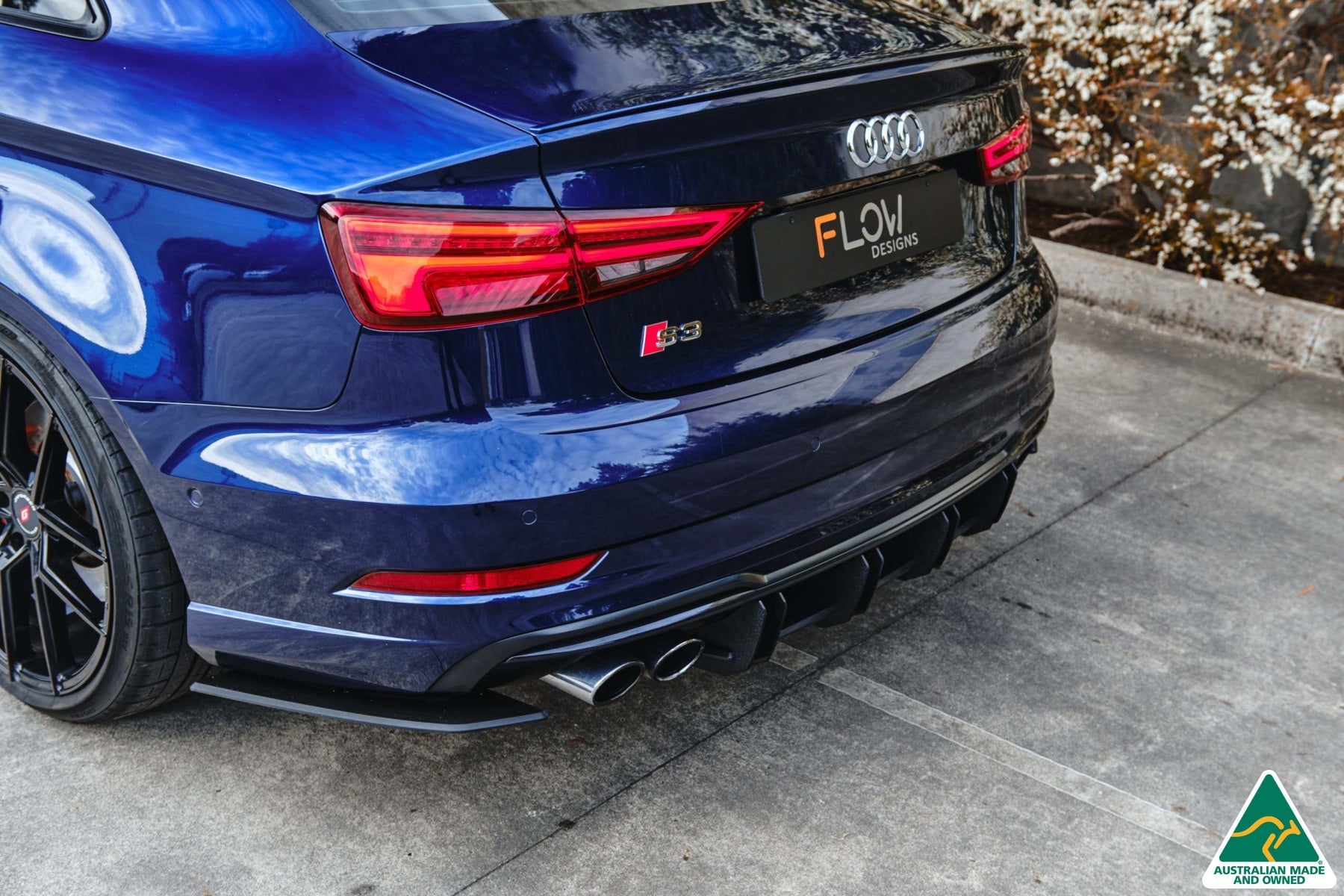 Flow Designs S3 8V Sedan Facelift Rear Spats (Pair)