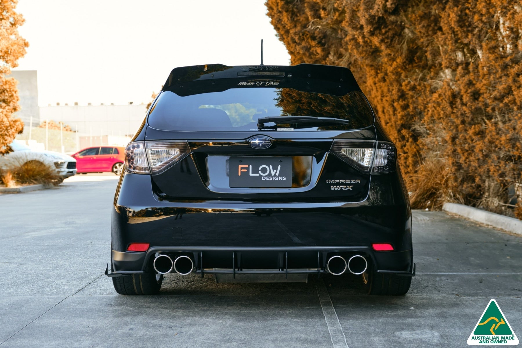 Flow Designs Impreza WRX/RS G3 Hatch PFL Flow-Lock Rear Diffuser - iilumolab