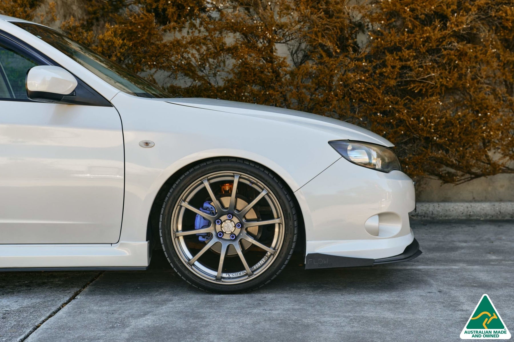 Flow Designs Impreza WRX/RS G3 Hatch PFL Front Lip Splitter Winglets (Pair) - iilumolab