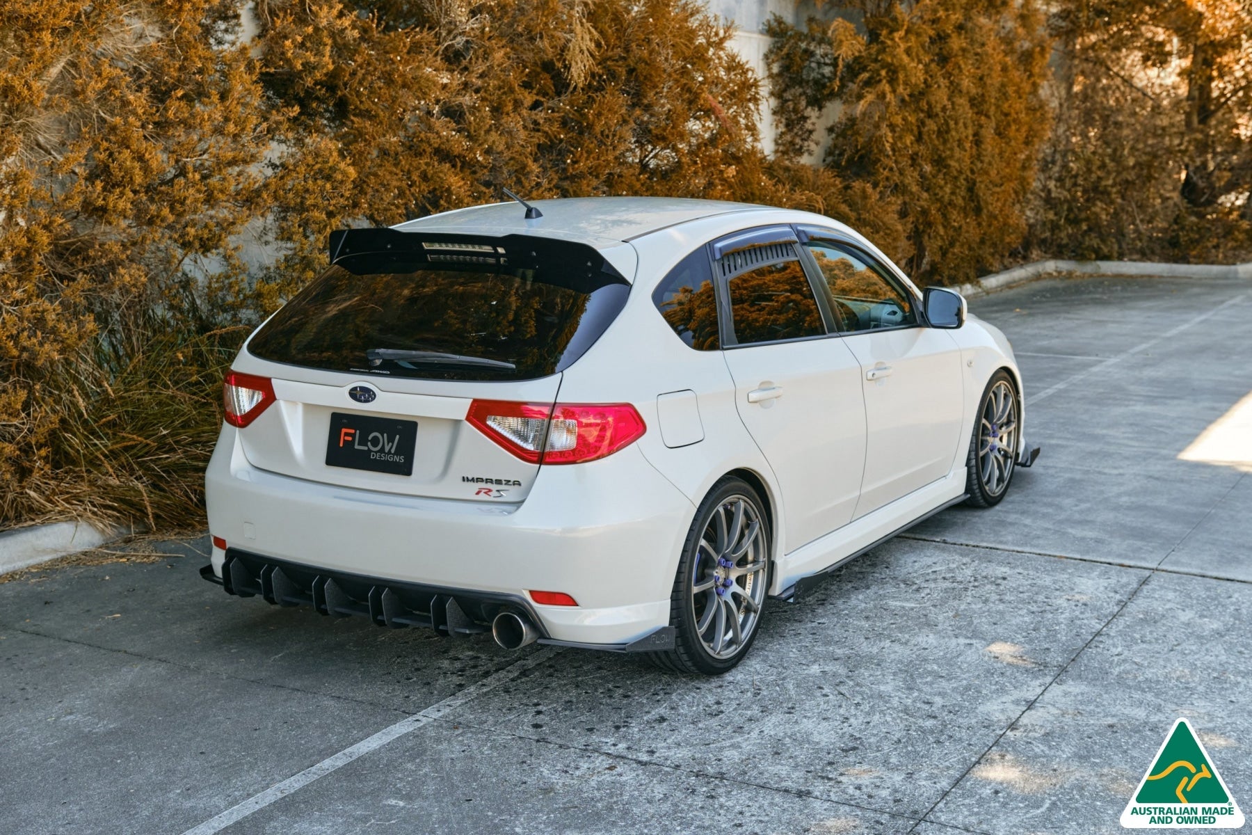 Flow Designs Impreza WRX/RS G3 Hatch PFL Flow-Lock Rear Diffuser - iilumolab