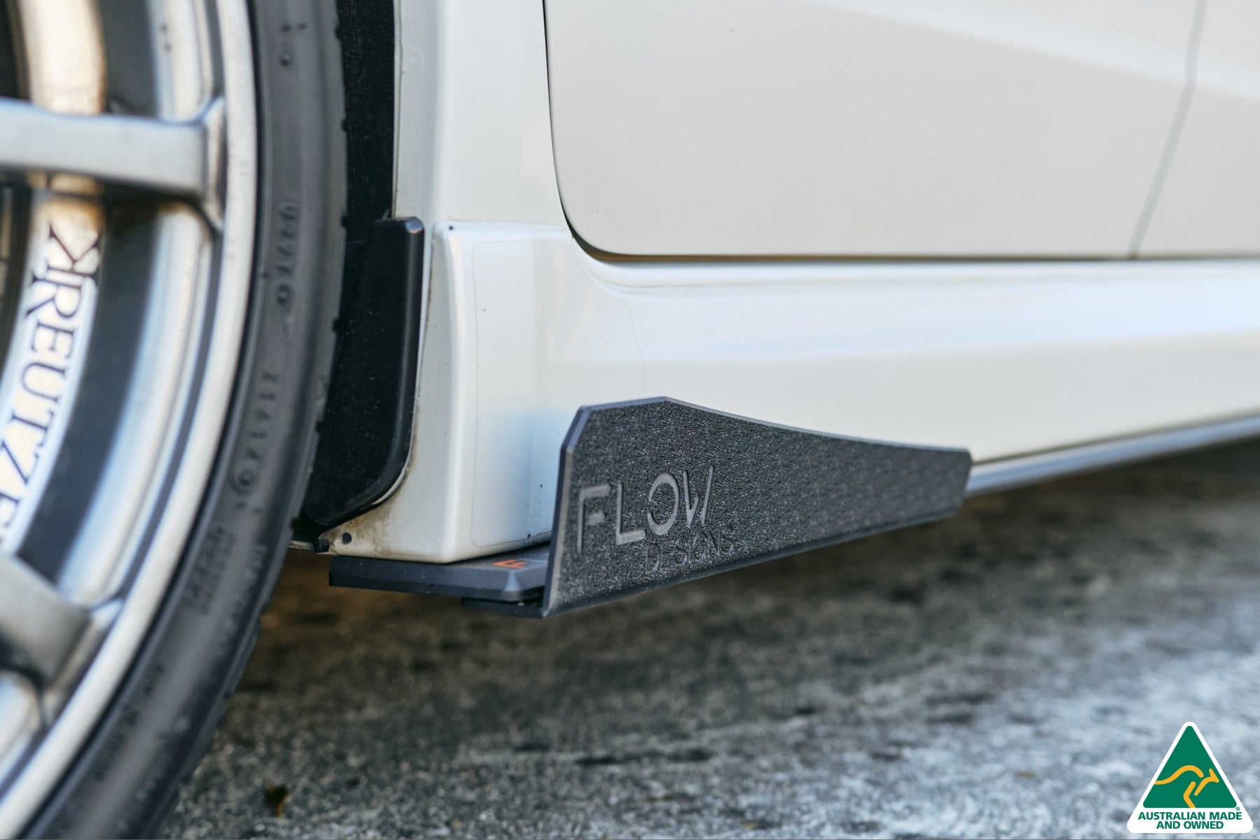 Flow Designs Impreza WRX/RS G3 Hatch PFL Side Skirt Splitter Winglets (Pair) - iilumolab