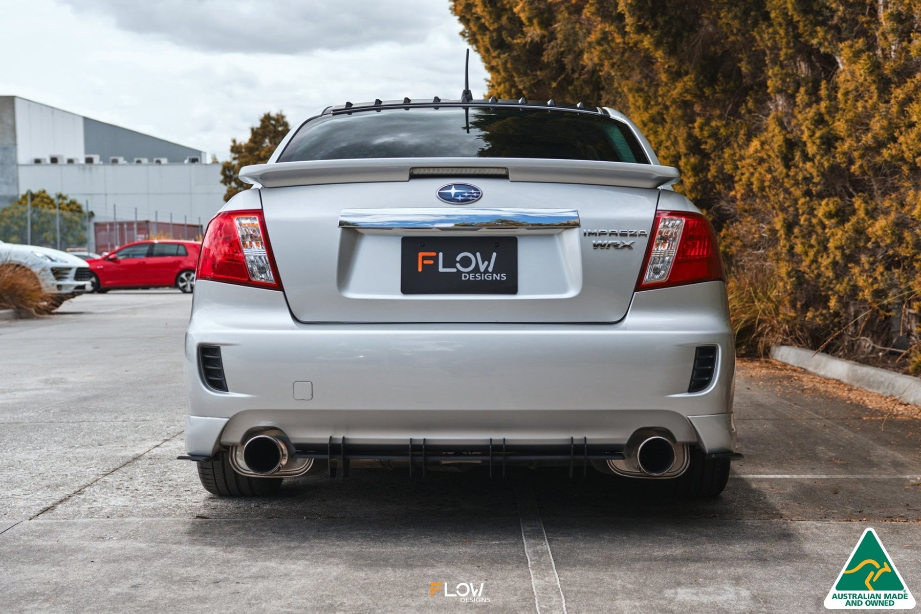 Flow Designs Impreza WRX/RS G3 Sedan PFL Flow-Lock Rear Diffuser - iilumolab