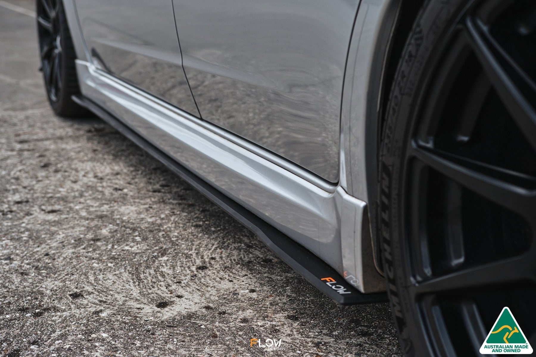 Flow Designs Impreza WRX/RS G3 Sedan PFL Side Skirt Splitters (Pair) - iilumolab