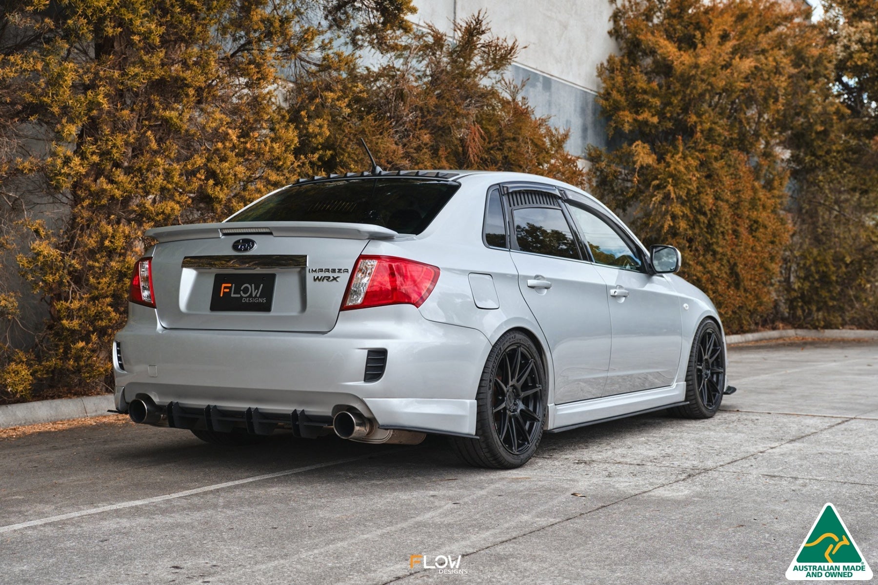 Flow Designs Impreza WRX/RS G3 Sedan PFL Flow-Lock Rear Diffuser - iilumolab