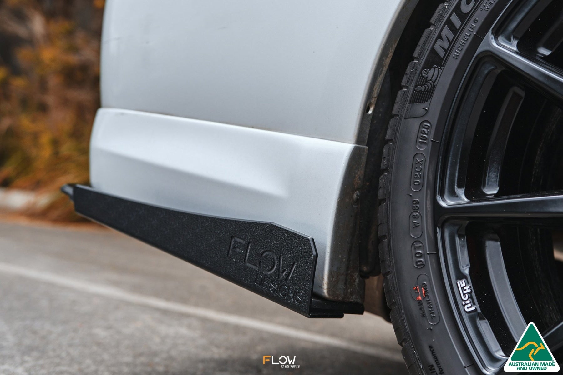 Flow Designs Impreza WRX/RS G3 Sedan PFL Rear Spat Winglets (Pair) - iilumolab