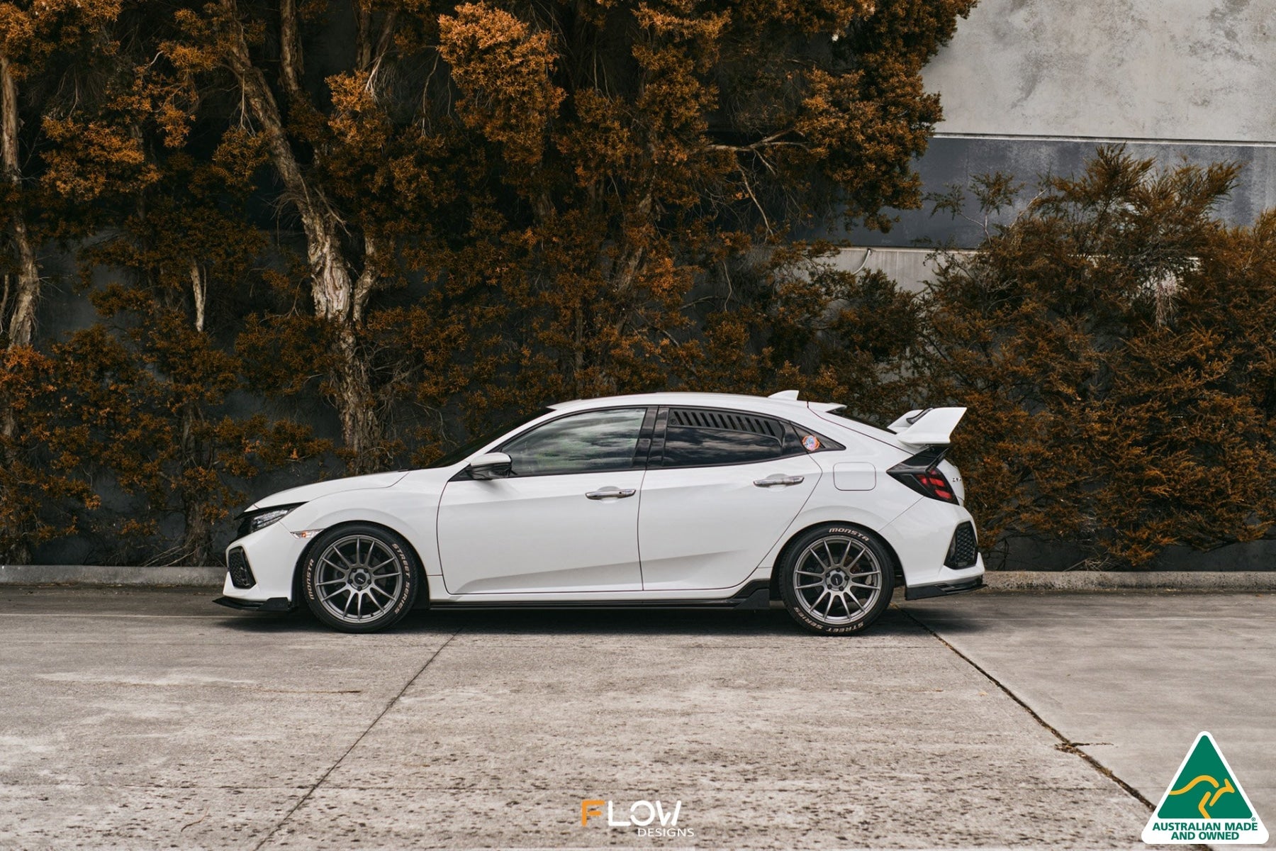 Flow Designs FK4/FK7/FK8 Civic Type R Rear Window Vents (Pair) - iilumolab