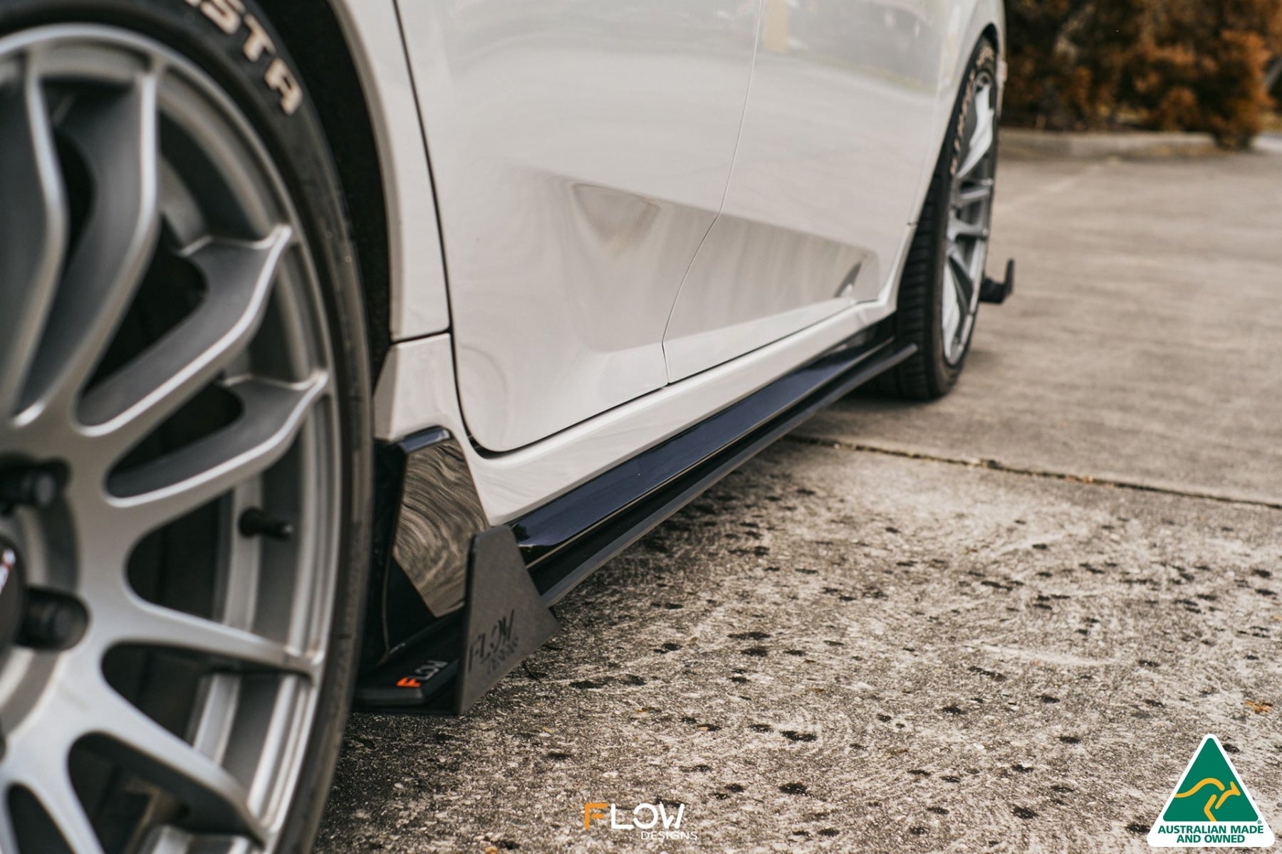 Flow Designs FK4/FK7 Civic RS Hatch PFL Side Skirt Splitter Winglets (Pair) - iilumolab
