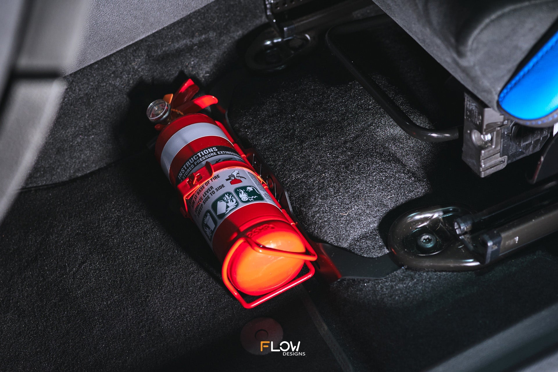 Flow Designs MK3 Focus RS Fire Extinguisher Bracket/Mount