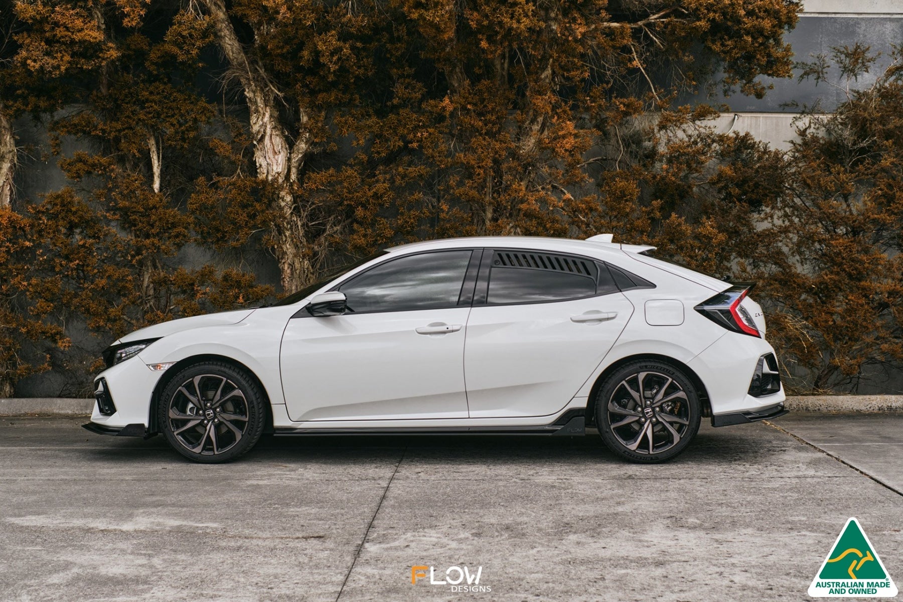 Flow Designs FK4/FK7/FK8 Civic Type R Rear Window Vents (Pair) - iilumolab
