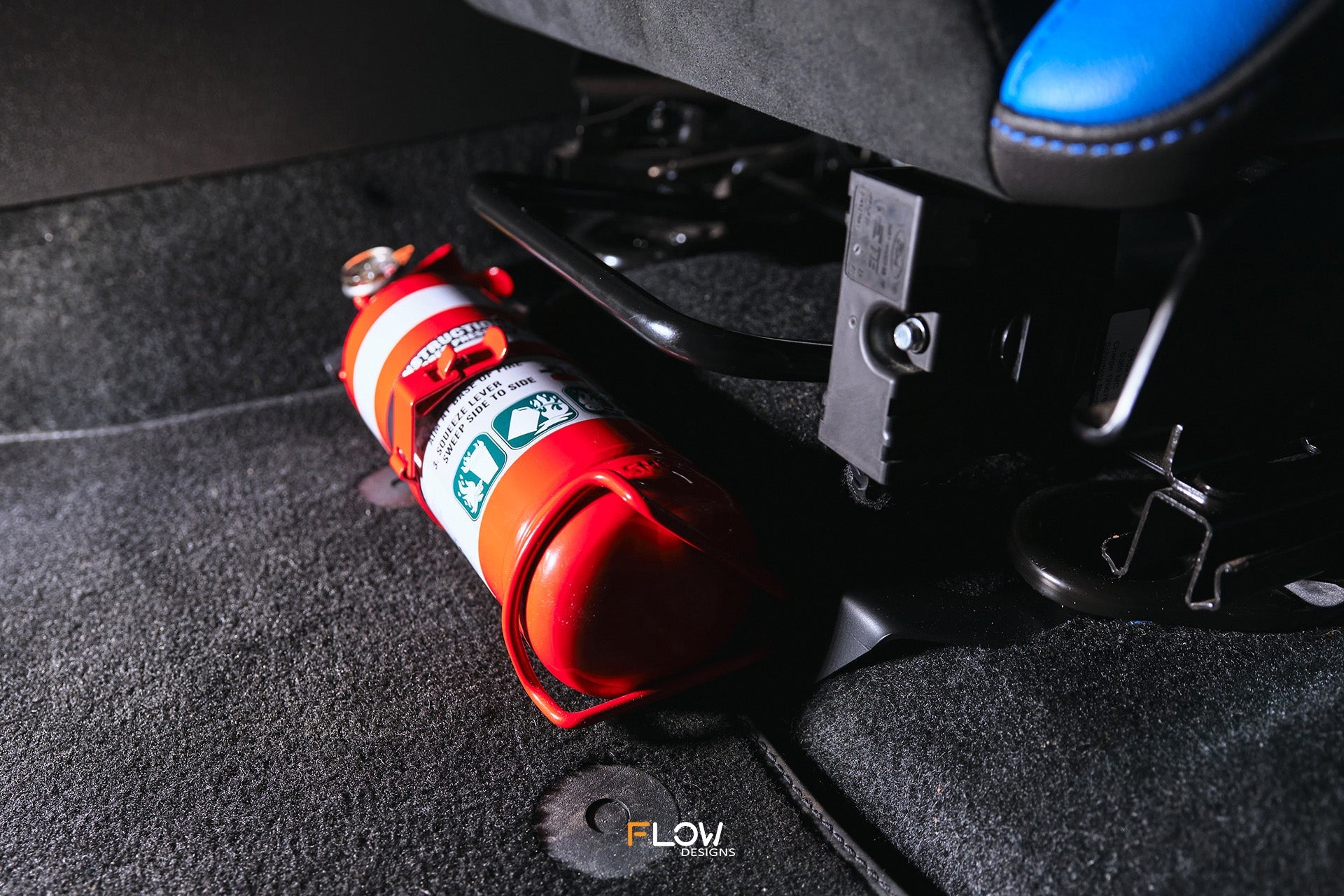 Flow Designs MK3 Focus RS Fire Extinguisher Bracket/Mount