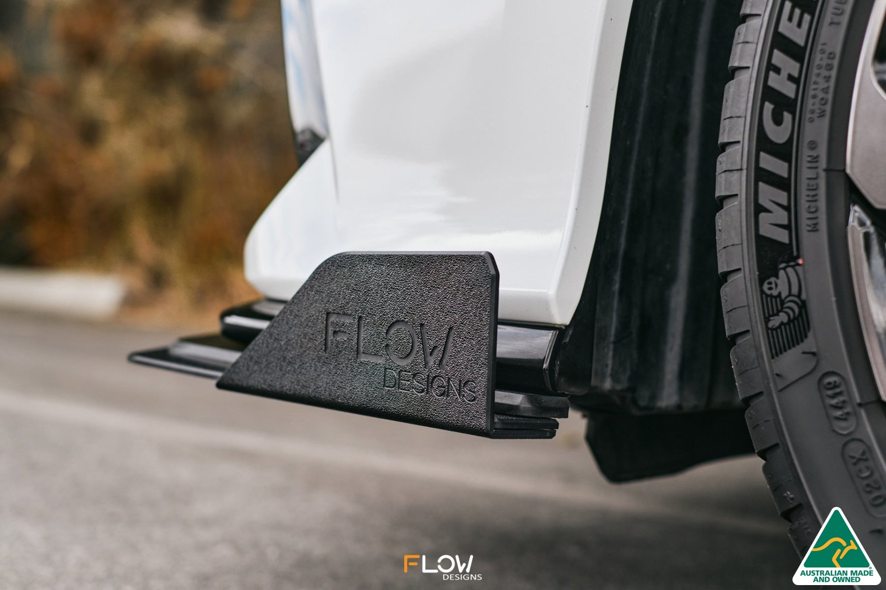 Flow Designs FK4/FK7 Civic RS Hatch FL Front Lip Splitter Winglets (Pair) - iilumolab