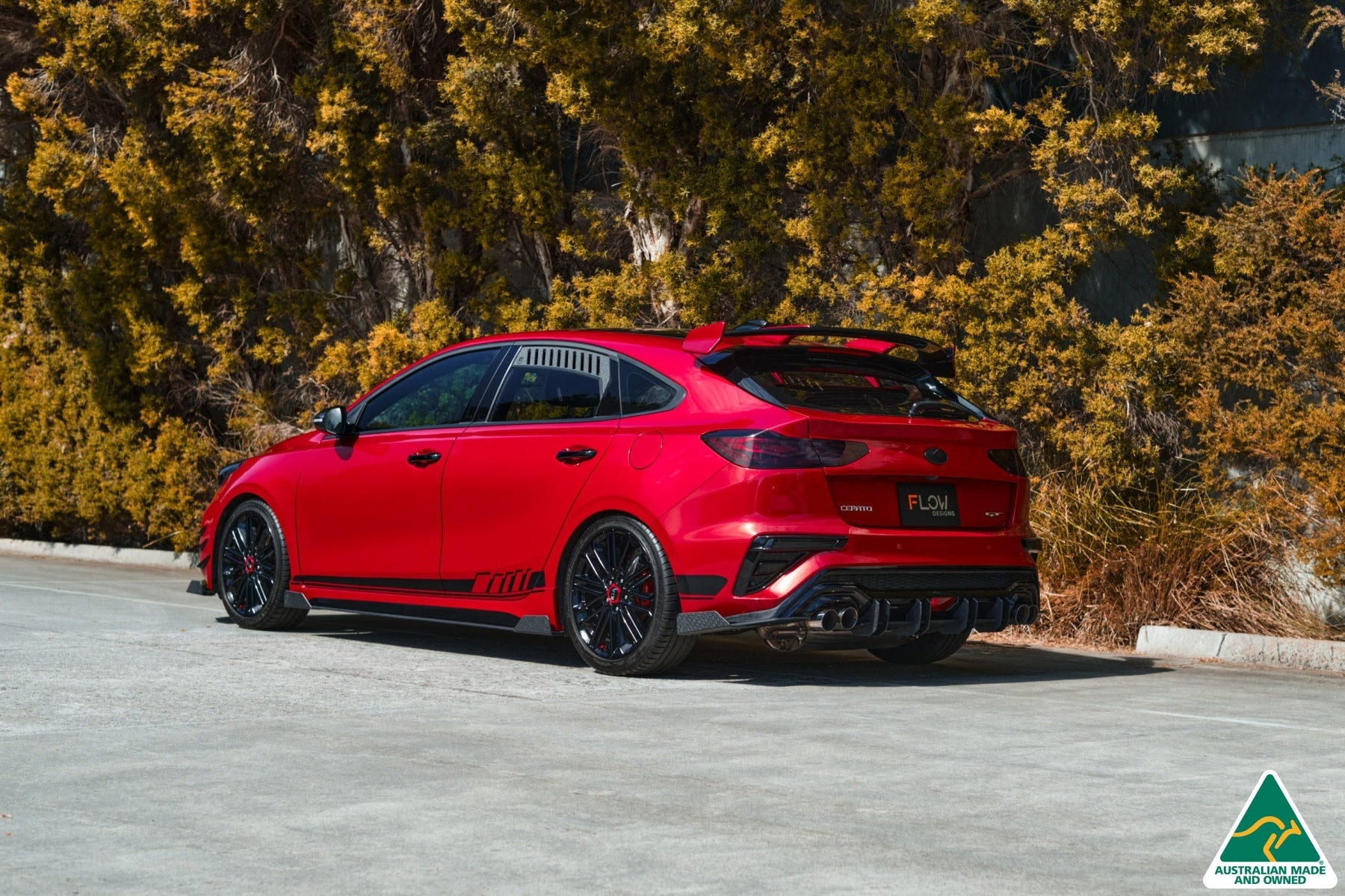 Flow Designs Cerato GT Hatch PFL Rear Spat Winglets (Pair) - iilumolab