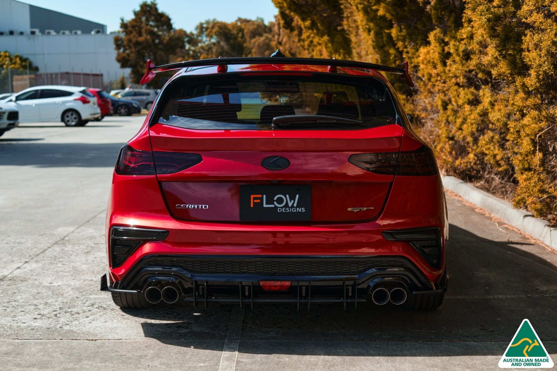 Flow Designs Cerato GT Hatch PFL Flow-Lock Rear Diffuser - iilumolab